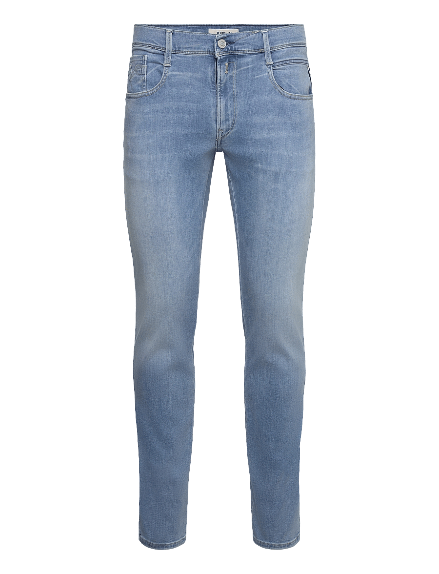 Replay - ANBASS SLIM Hyperflex Dust DENIM Trousers - slim jeans - blue - 1