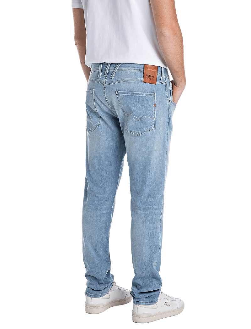 Replay - ANBASS SLIM Hyperflex Dust DENIM Trousers - slim fit jeans - blue - 3
