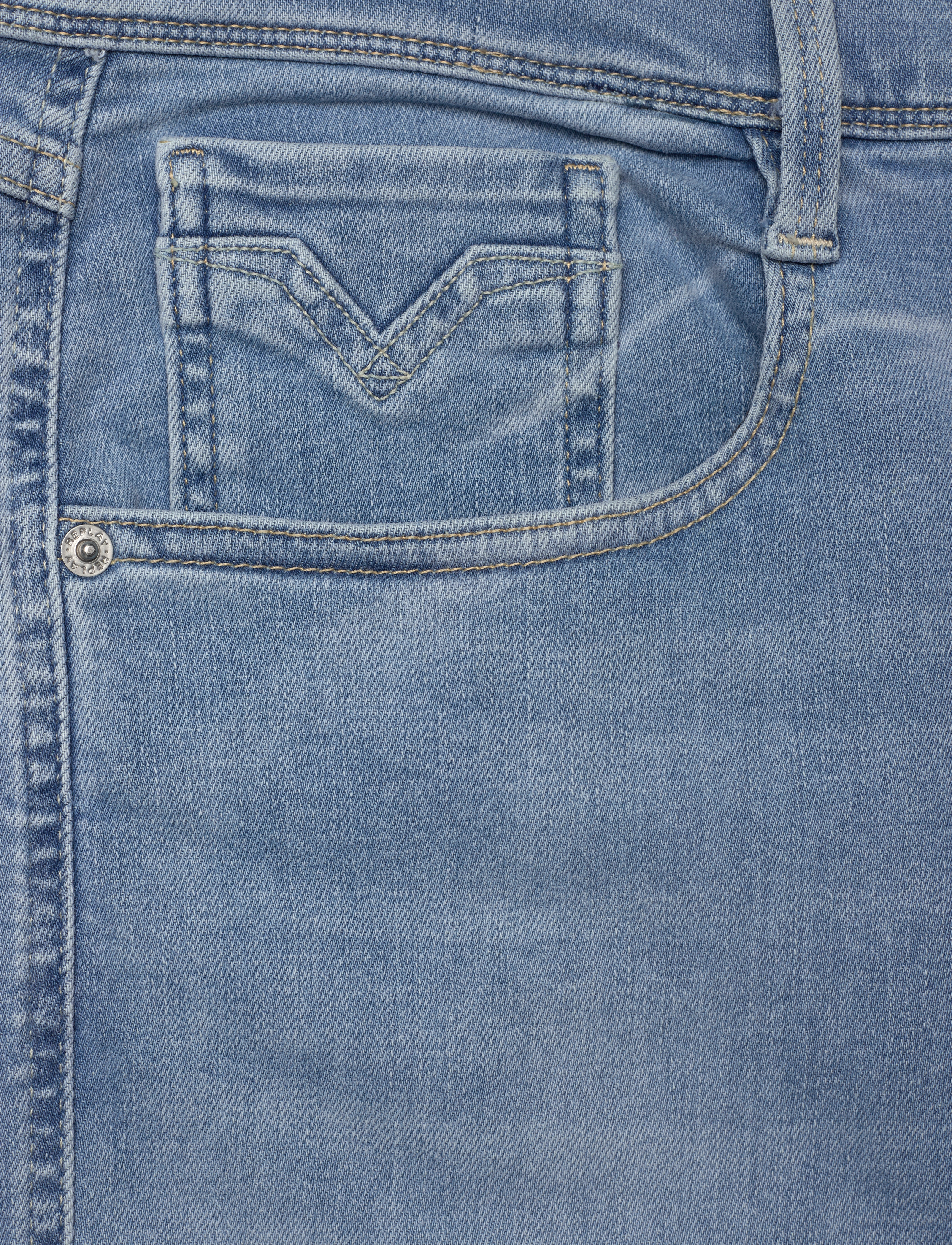 Replay - ANBASS SLIM Hyperflex Dust  DENIM Trousers - slim jeans - blue - 5