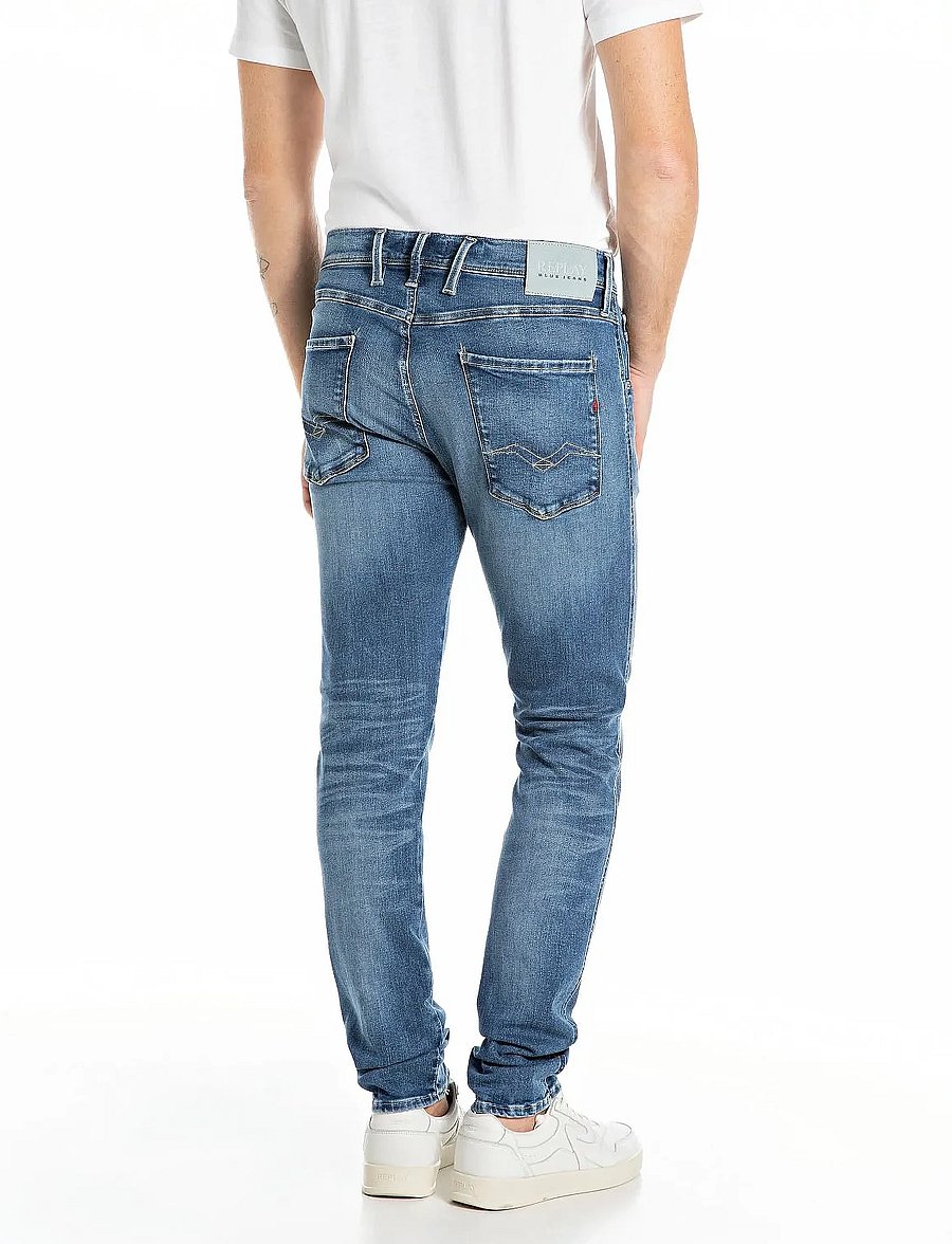 Replay - ANBASS Trousers SLIM HYPERFLEX ORIGINAL - normale jeans - blue - 3