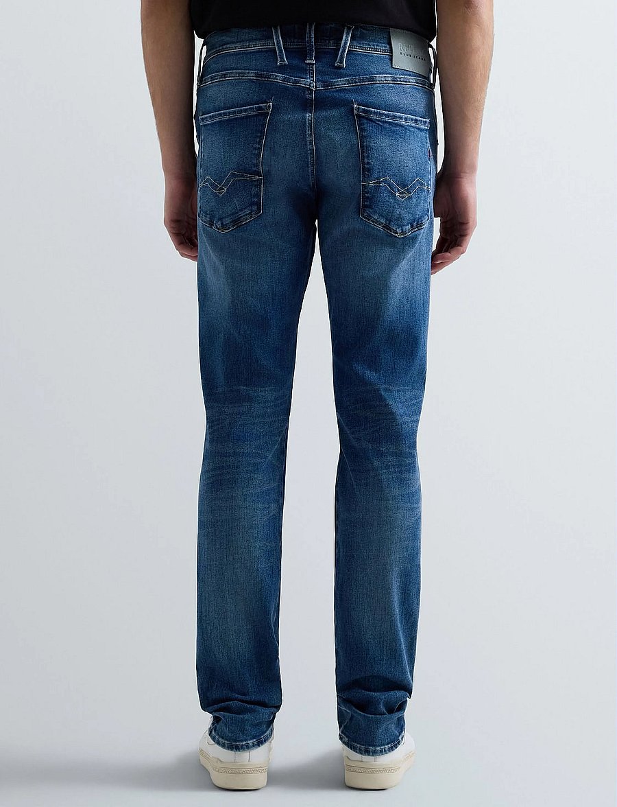 Replay - ANBASS Trousers SLIM HYPERFLEX ORIGINAL - normale jeans - blue - 5