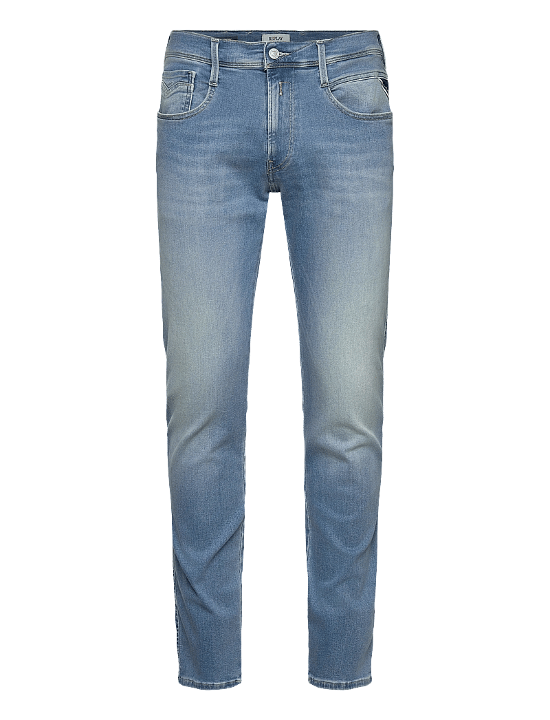 Replay - ANBASS Trousers SLIM HYPERFLEX ORIGINAL - kitsad teksad - blue - 1