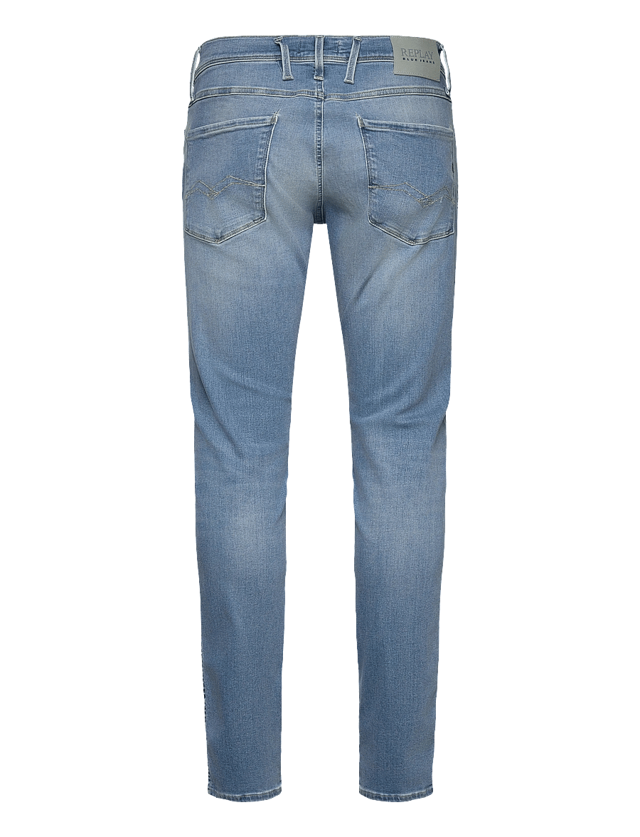Replay - ANBASS Trousers SLIM HYPERFLEX ORIGINAL - slim-fit jeans - blue - 2