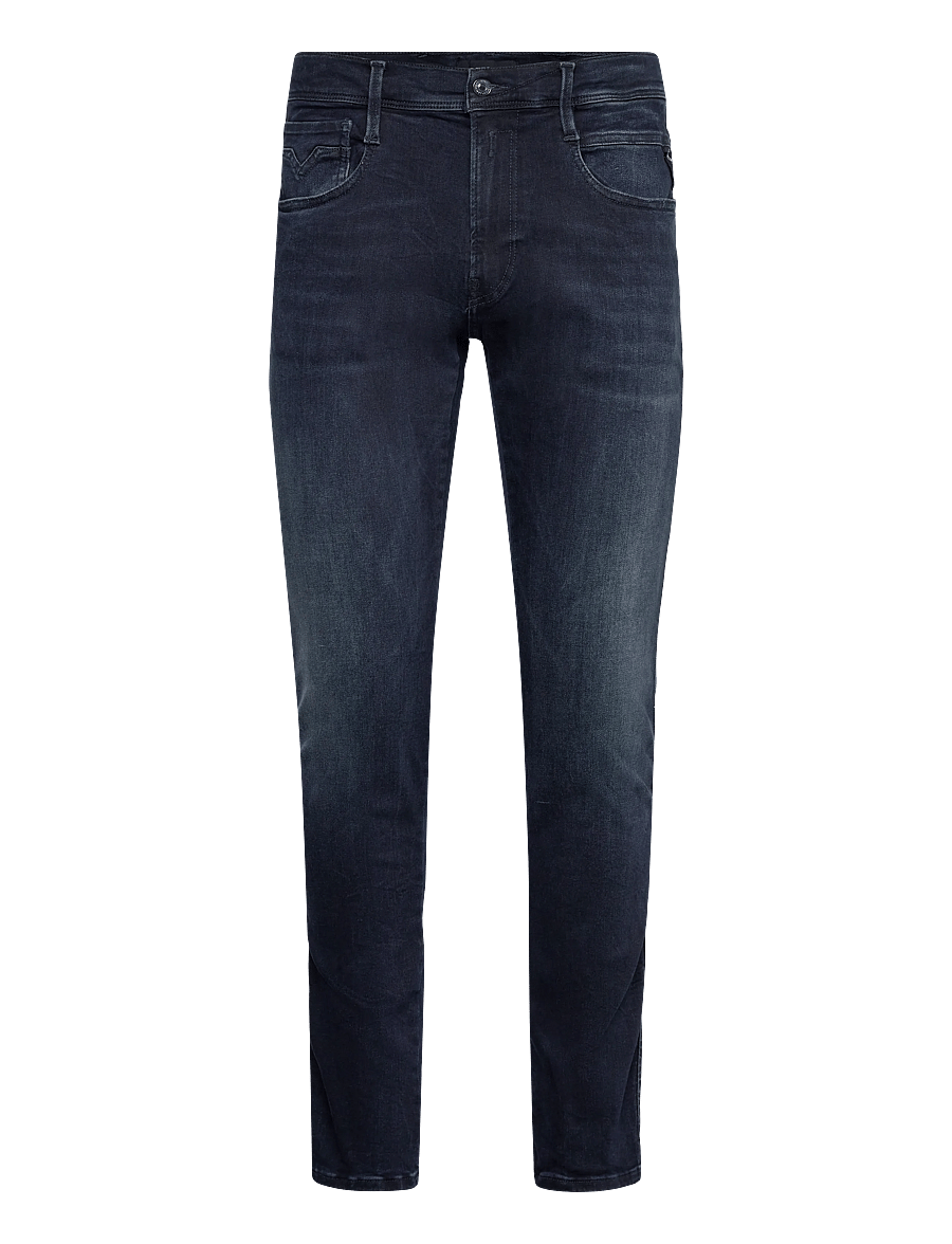 Replay - ANBASS Trousers SLIM HYPERFLEX ORIGINAL - slim jeans - blue - 1
