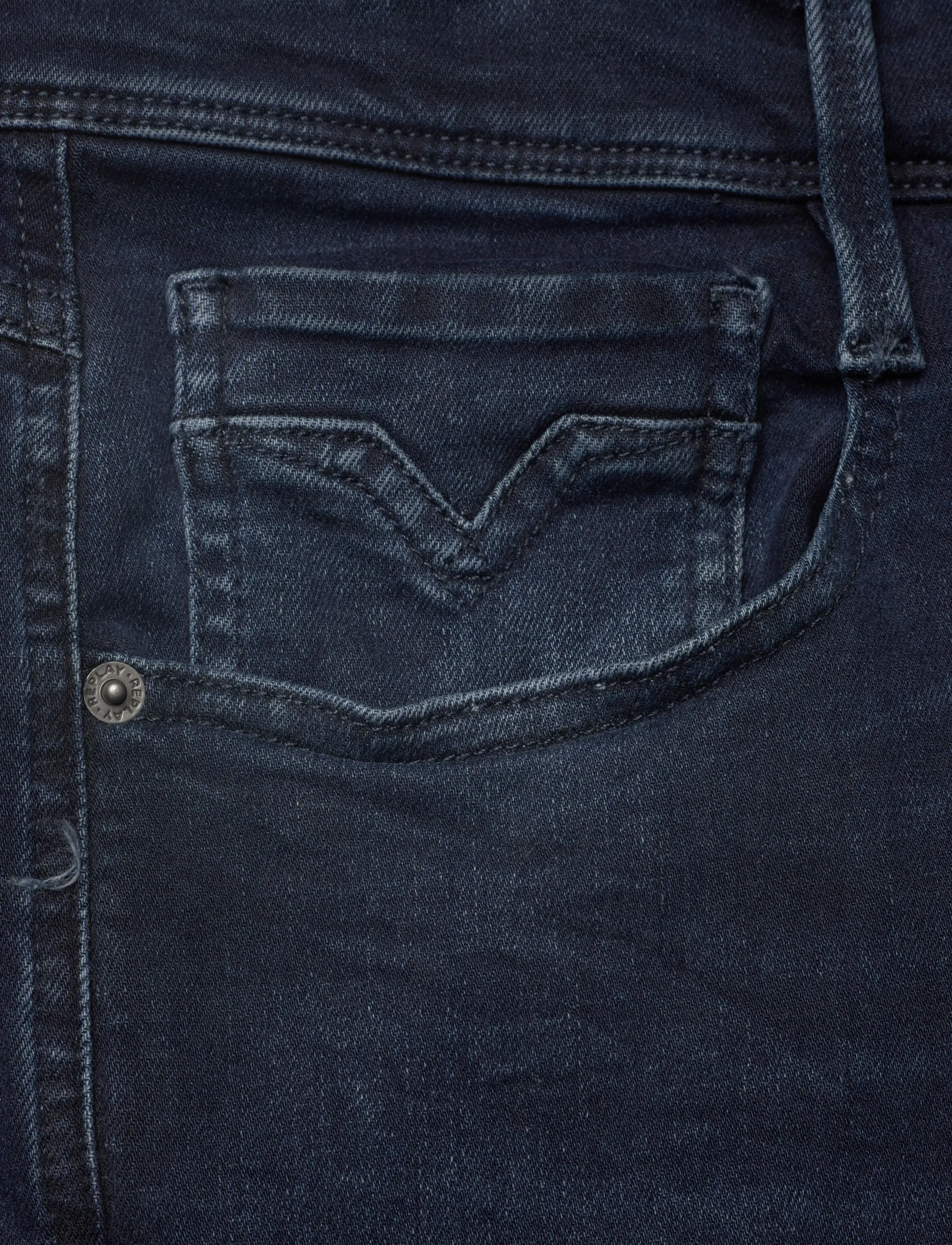 Replay - ANBASS Trousers SLIM HYPERFLEX ORIGINAL - blue - 4
