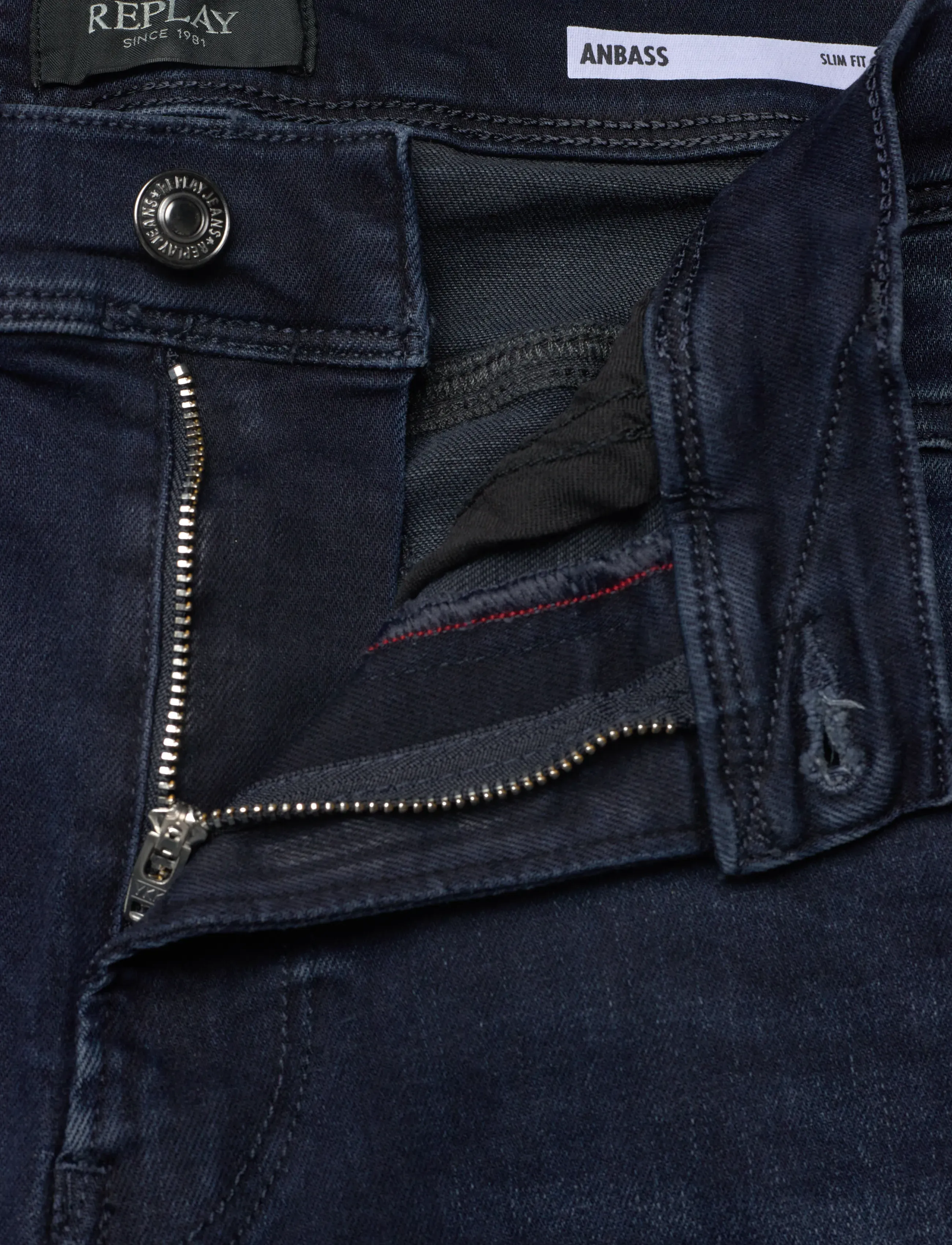 Replay - ANBASS Trousers SLIM HYPERFLEX ORIGINAL - blue - 5