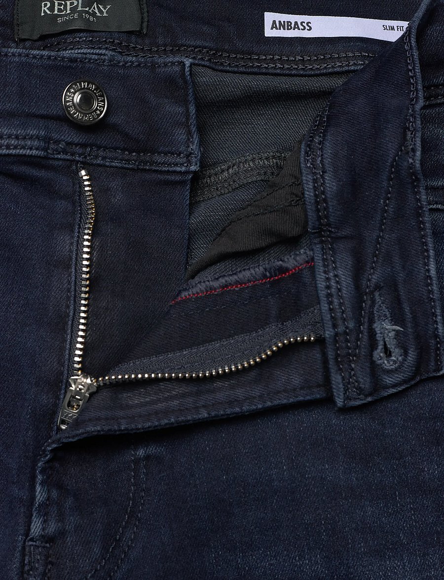 Replay - ANBASS Trousers SLIM HYPERFLEX ORIGINAL - blue - 5