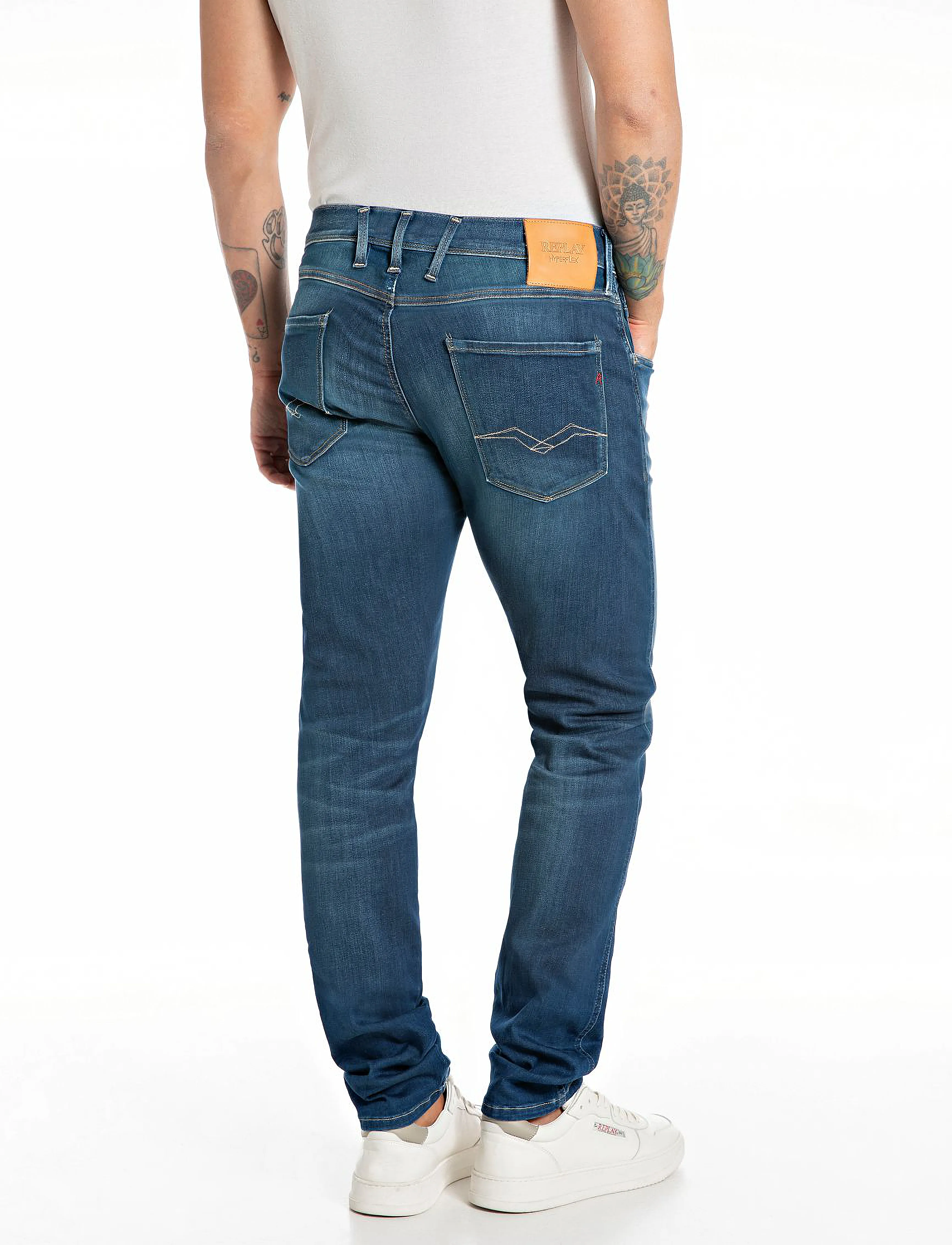 Replay - ANBASS Trousers SLIM HYPERFLEX ECO PLUS - blue - 2