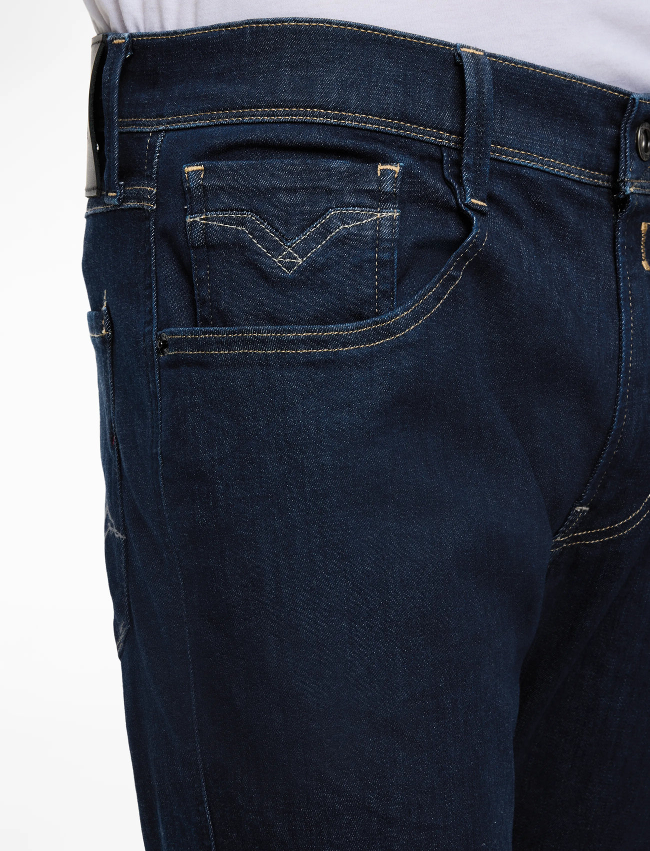 Replay - ANBASS Trousers SLIM HYPERFLEX ECO PLUS - slim jeans - blue - 5