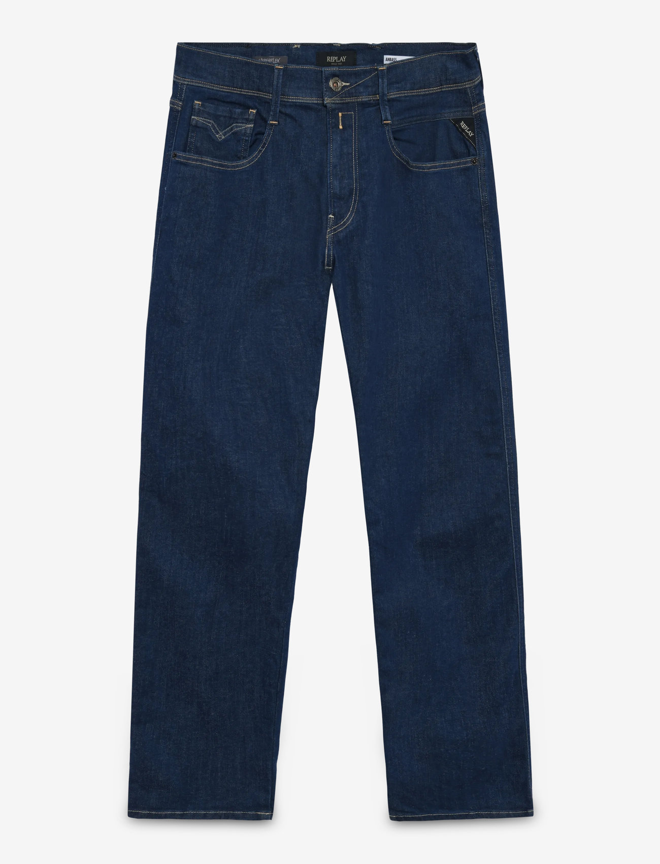 Replay - ANBASS Trousers SLIM HYPERFLEX ECO PLUS - slim jeans - dark blue - 1