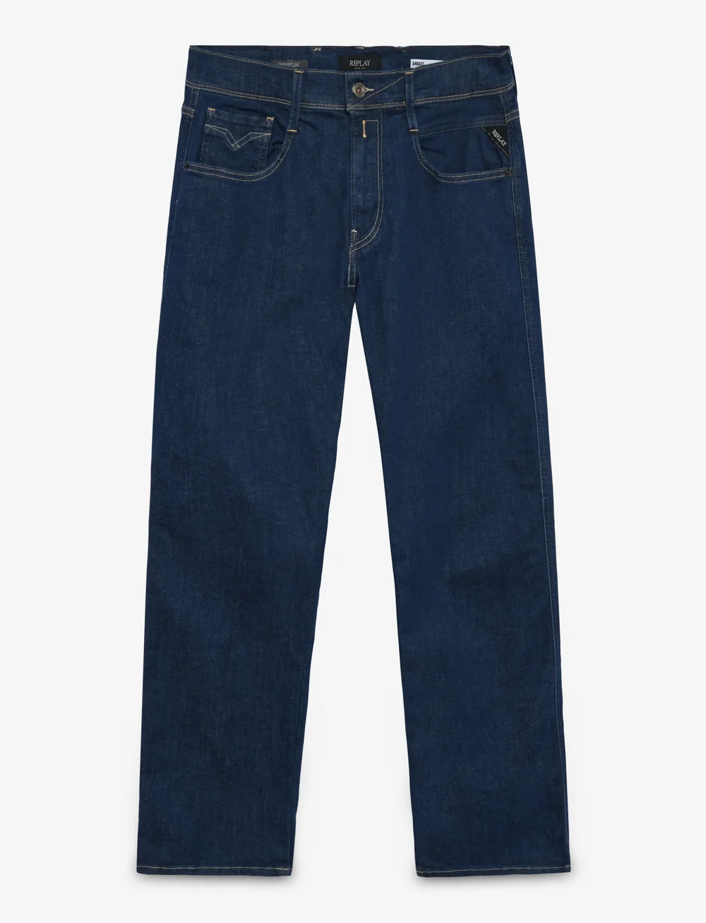 Replay - ANBASS Trousers SLIM HYPERFLEX ECO PLUS - slim jeans - dark blue - 1