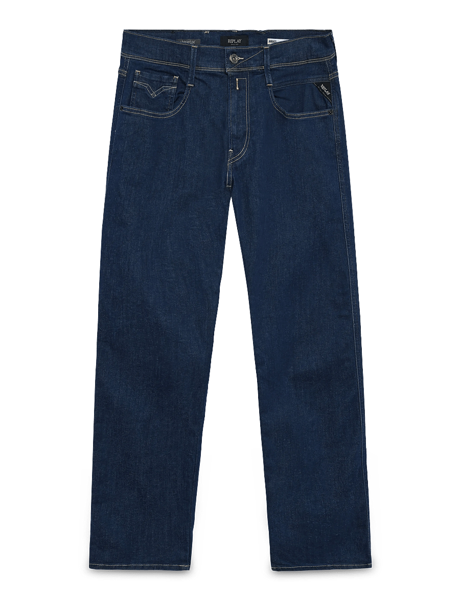 Replay - ANBASS Trousers SLIM HYPERFLEX ECO PLUS - slim-fit jeans - dark blue - 1