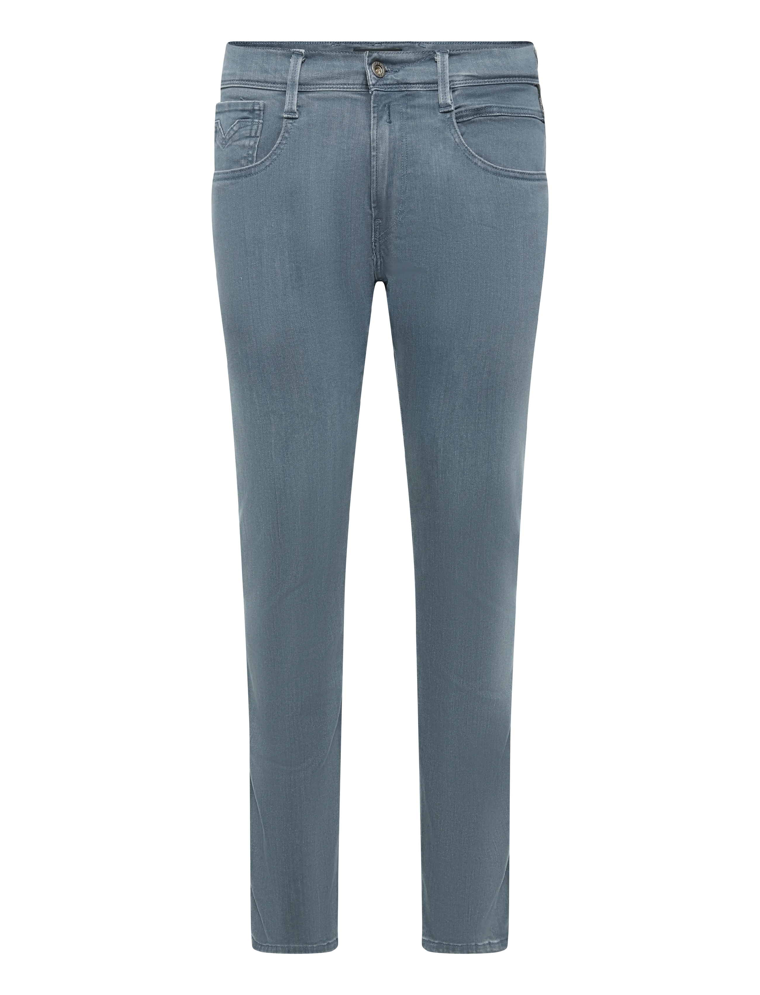 Replay - ANBASS SLIM HYPERFLEX ECO PLUS Sustainable DENIM Trousers - grey - 1