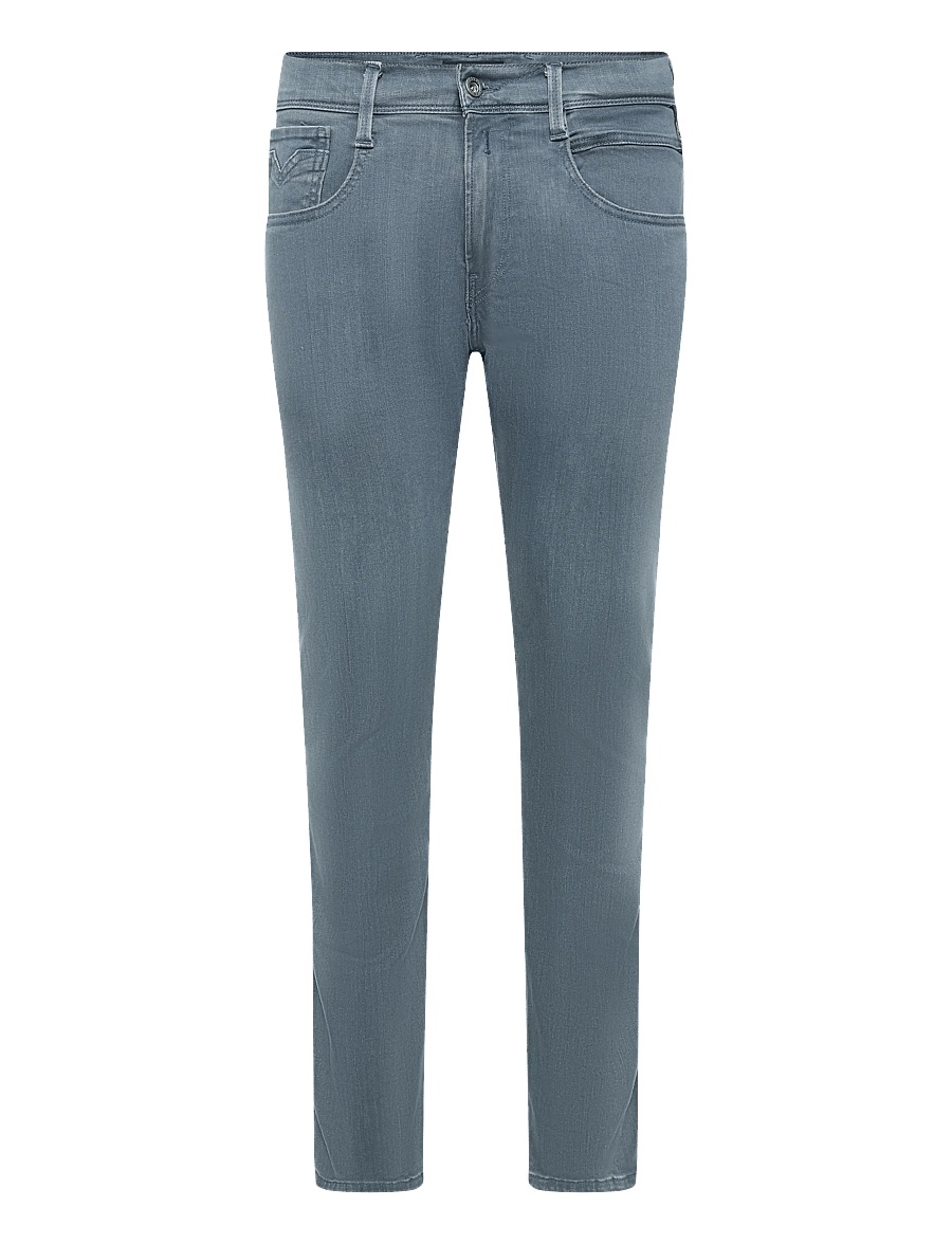 Replay - ANBASS SLIM HYPERFLEX ECO PLUS Sustainable DENIM Trousers - grey - 1
