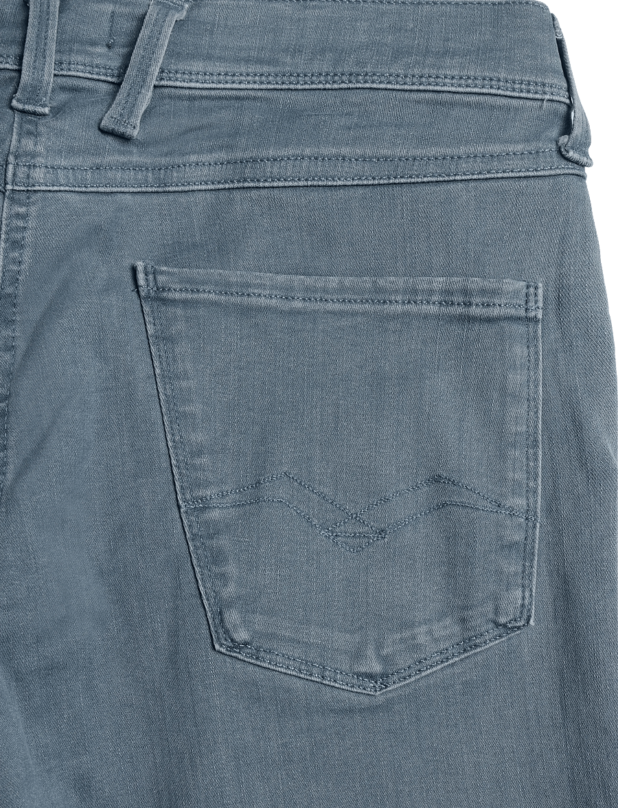 Replay - ANBASS SLIM HYPERFLEX ECO PLUS Sustainable DENIM Trousers - grey - 5