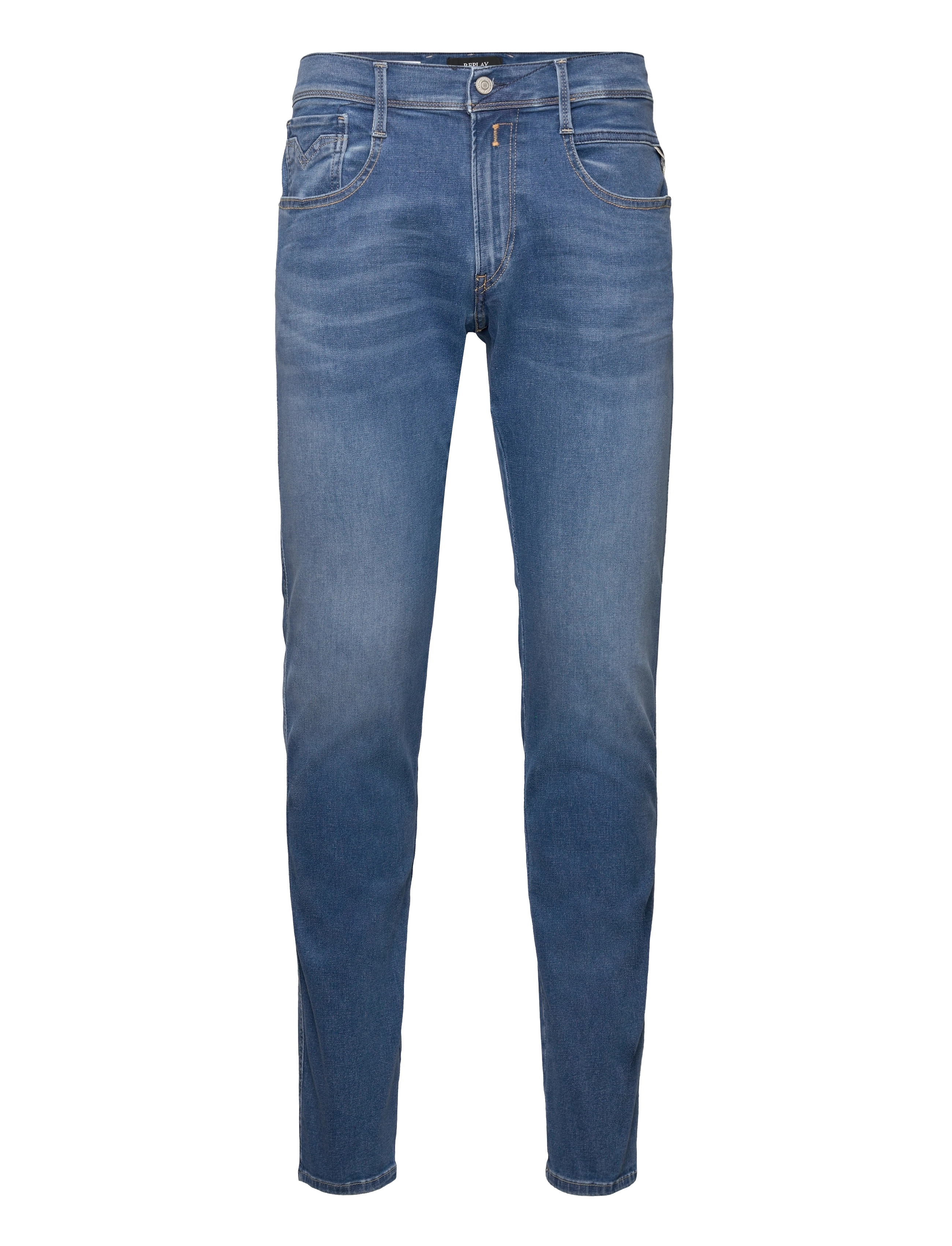 Replay - ANBASS Trousers SLIM HYPERFLEX ORIGINAL - blue - 1