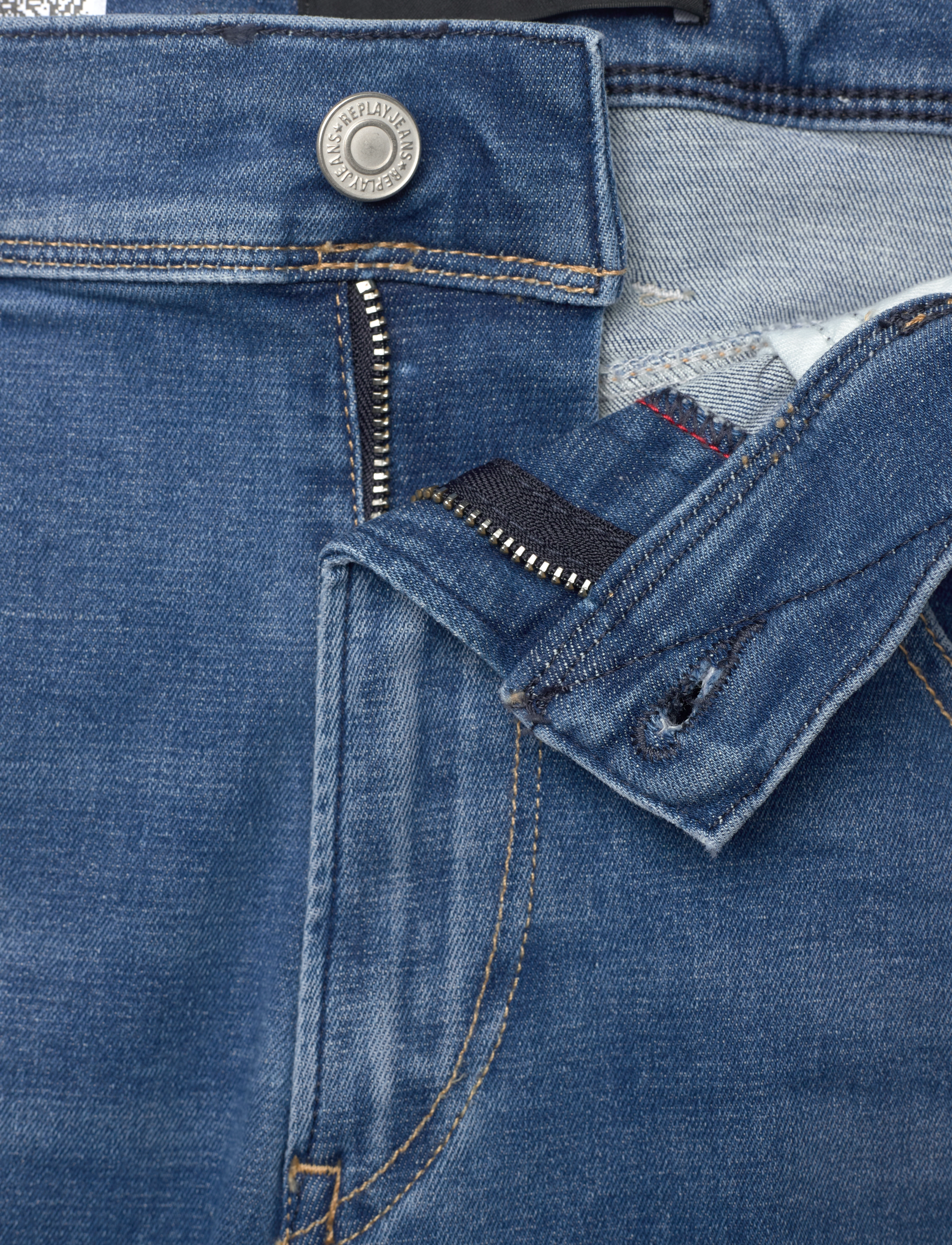 Replay - ANBASS Trousers SLIM HYPERFLEX ORIGINAL - blue - 5