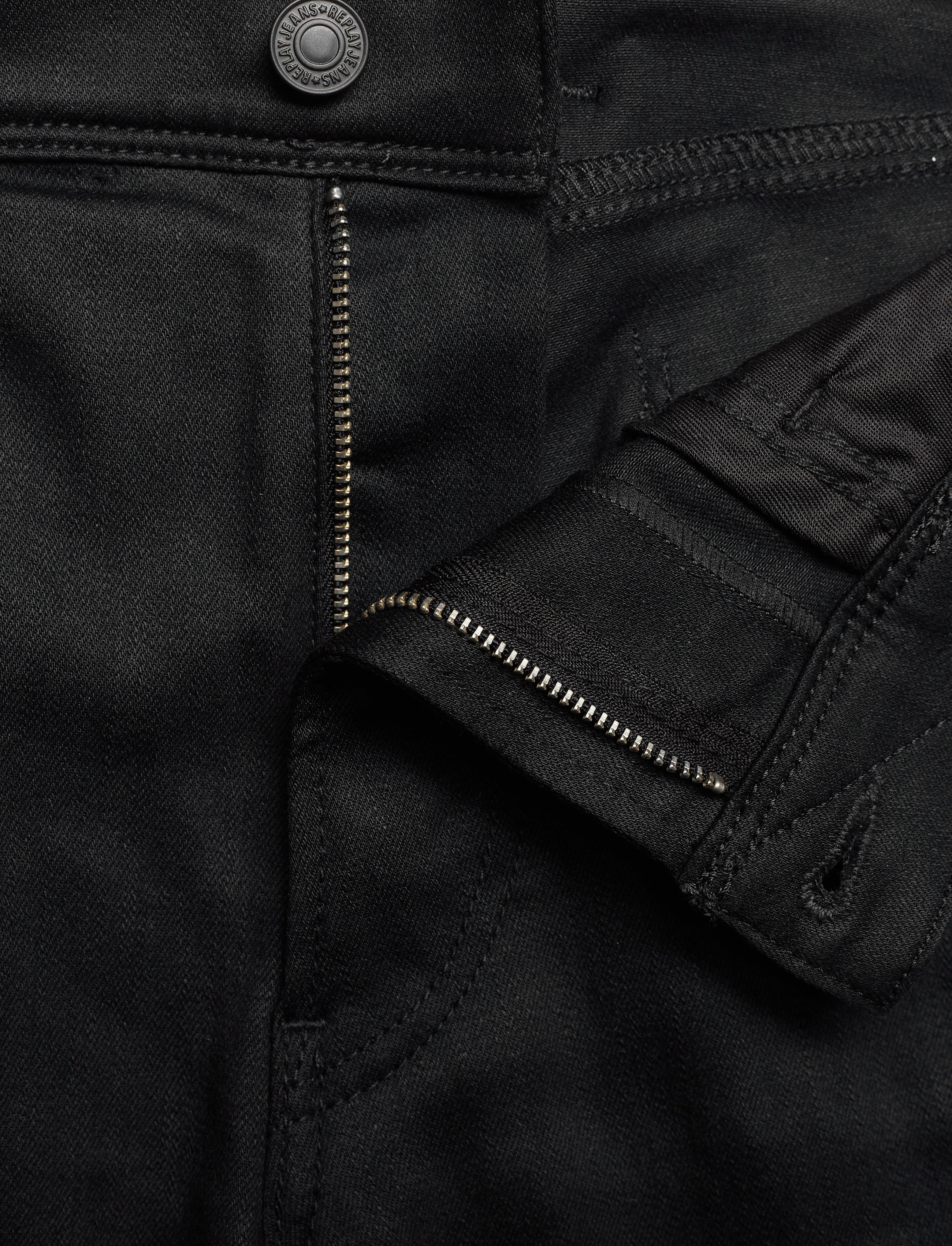 Replay - ANBASS Trousers Hyperflex Re-Used - black - 3