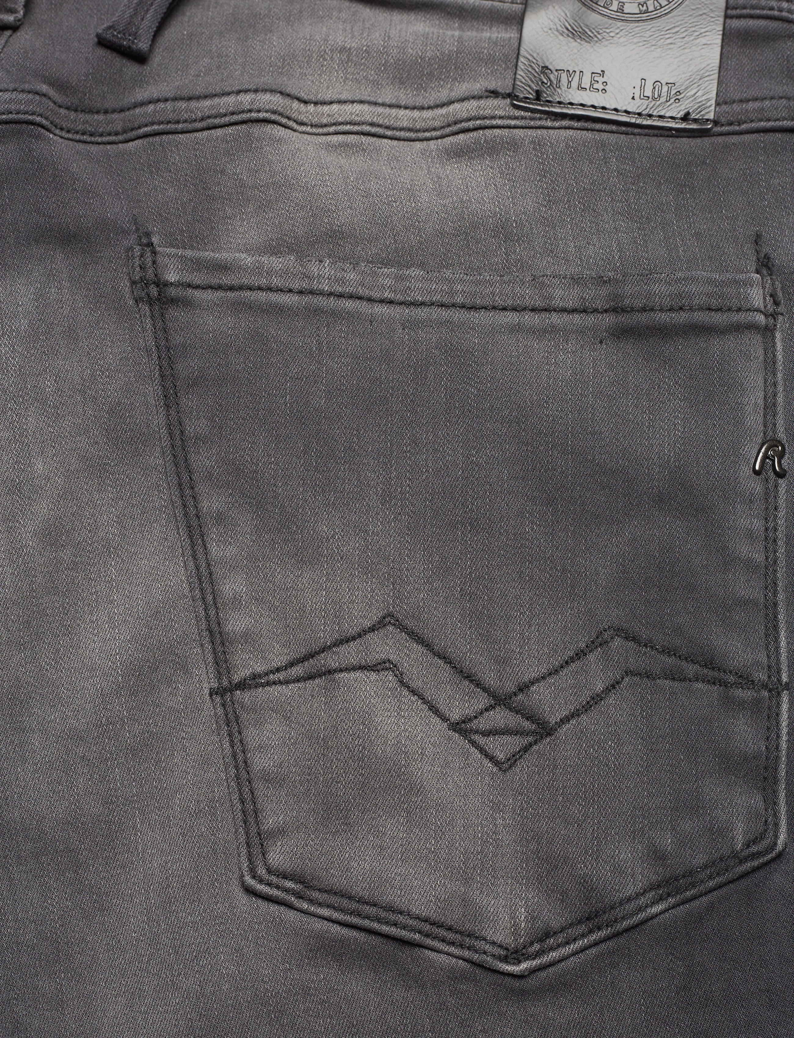Replay - ANBASS Trousers SLIM Hyperflex Re-Used - medium grey - 4