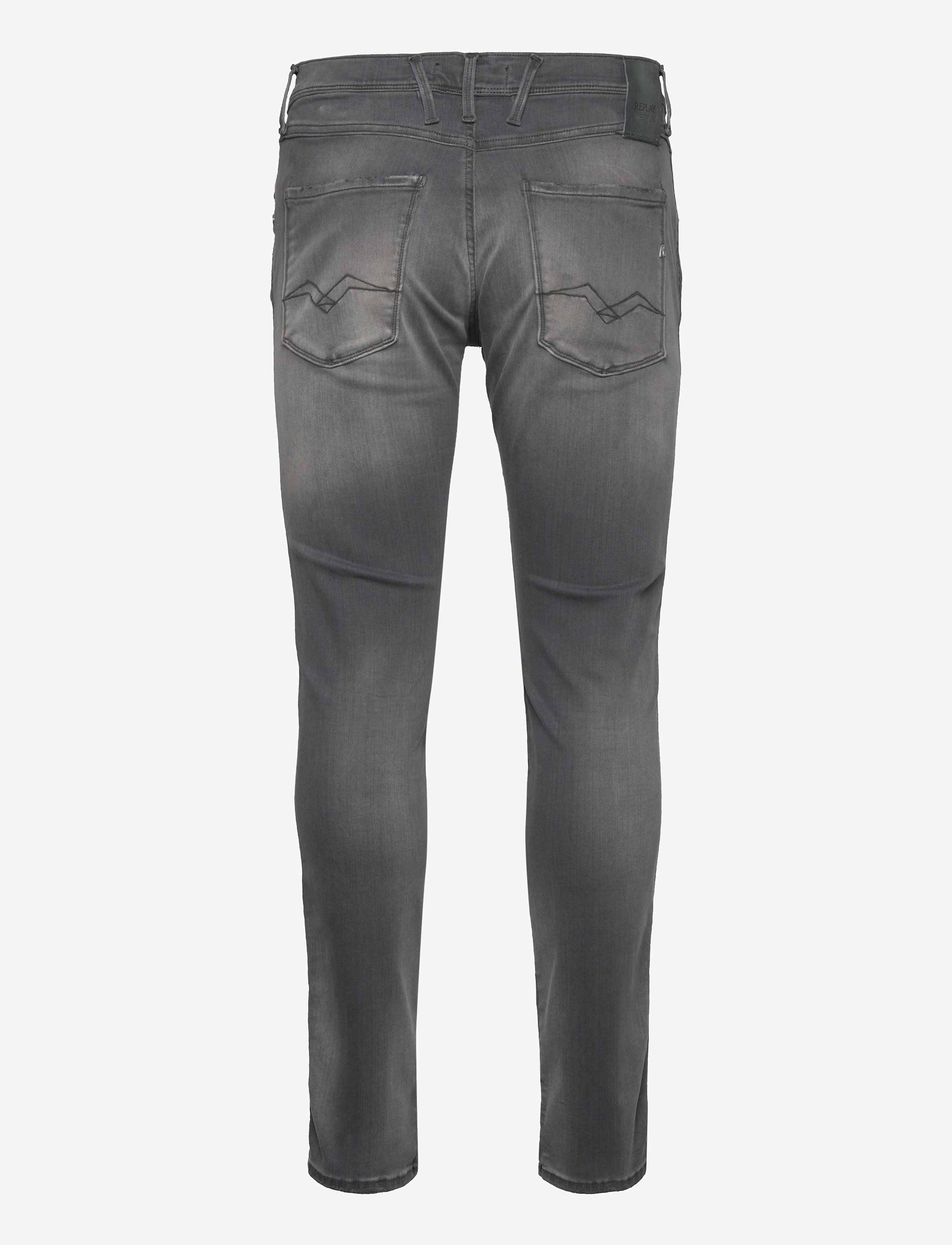 Replay - ANBASS Trousers SLIM White Shades - medium grey - 1