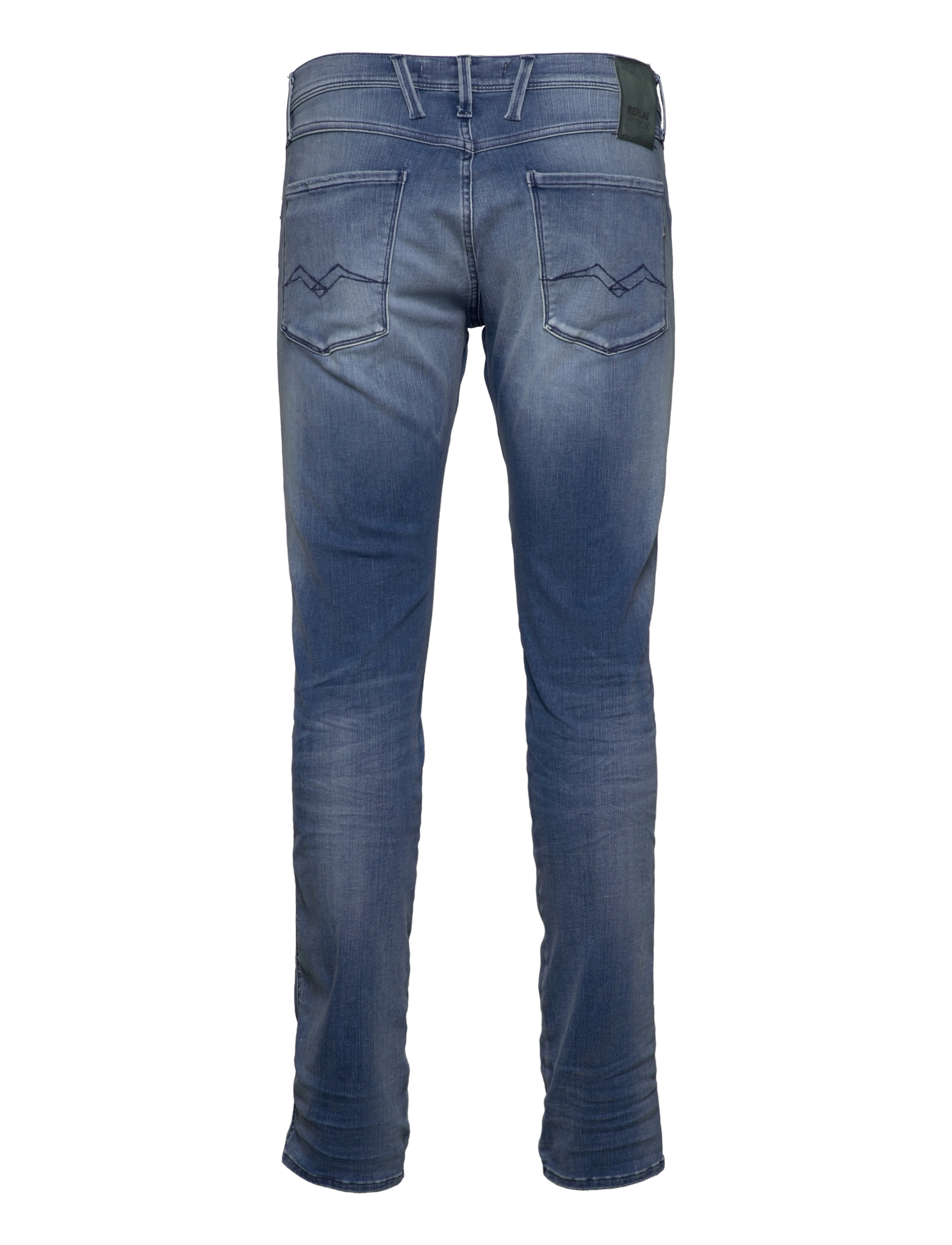 Replay - ANBASS Trousers White Shades - light blue - 1