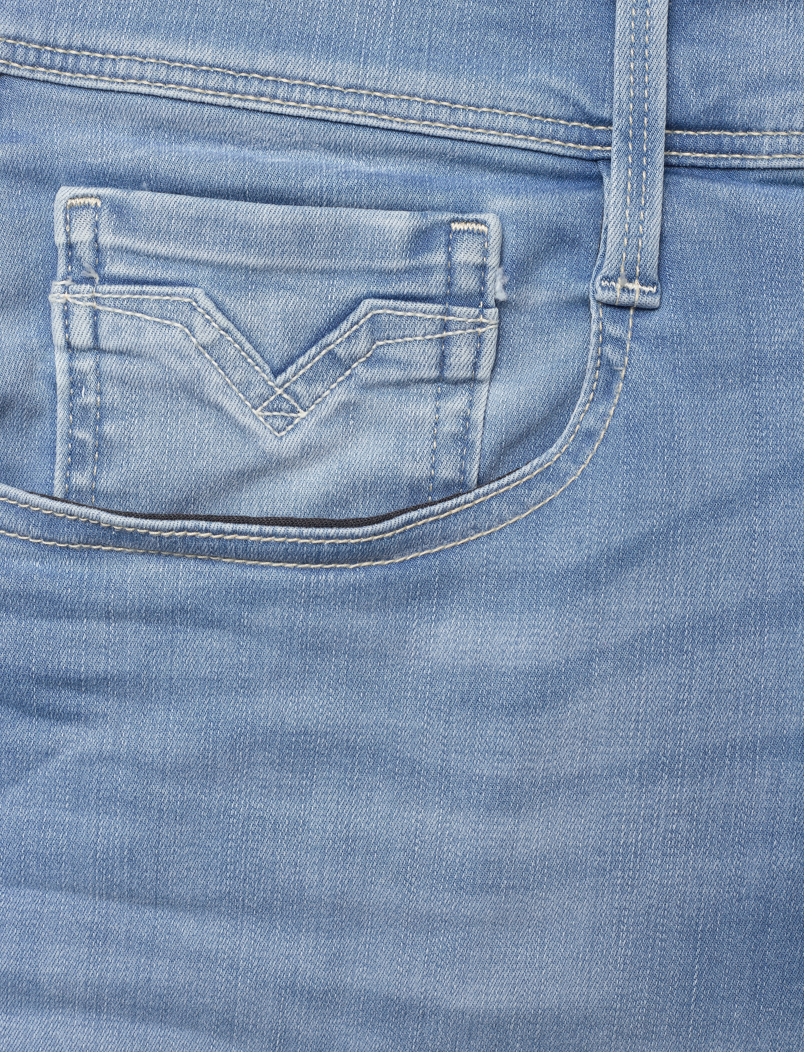 Replay - ANBASS Trousers SLIM Hyperflex Re-Used XLite - light blue - 2