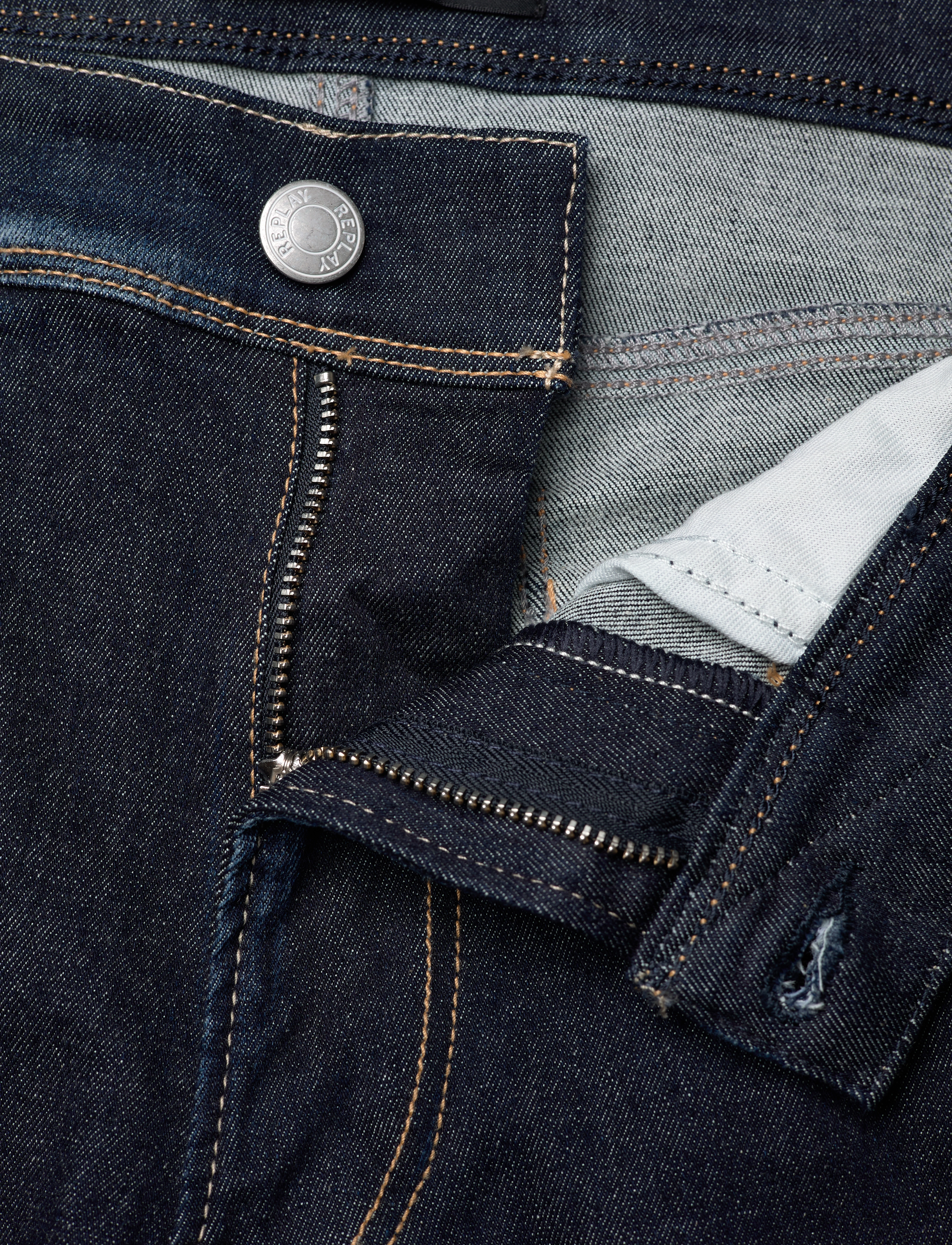 Replay - ANBASS Trousers SLIM RECYCLED 360 - blue - 3