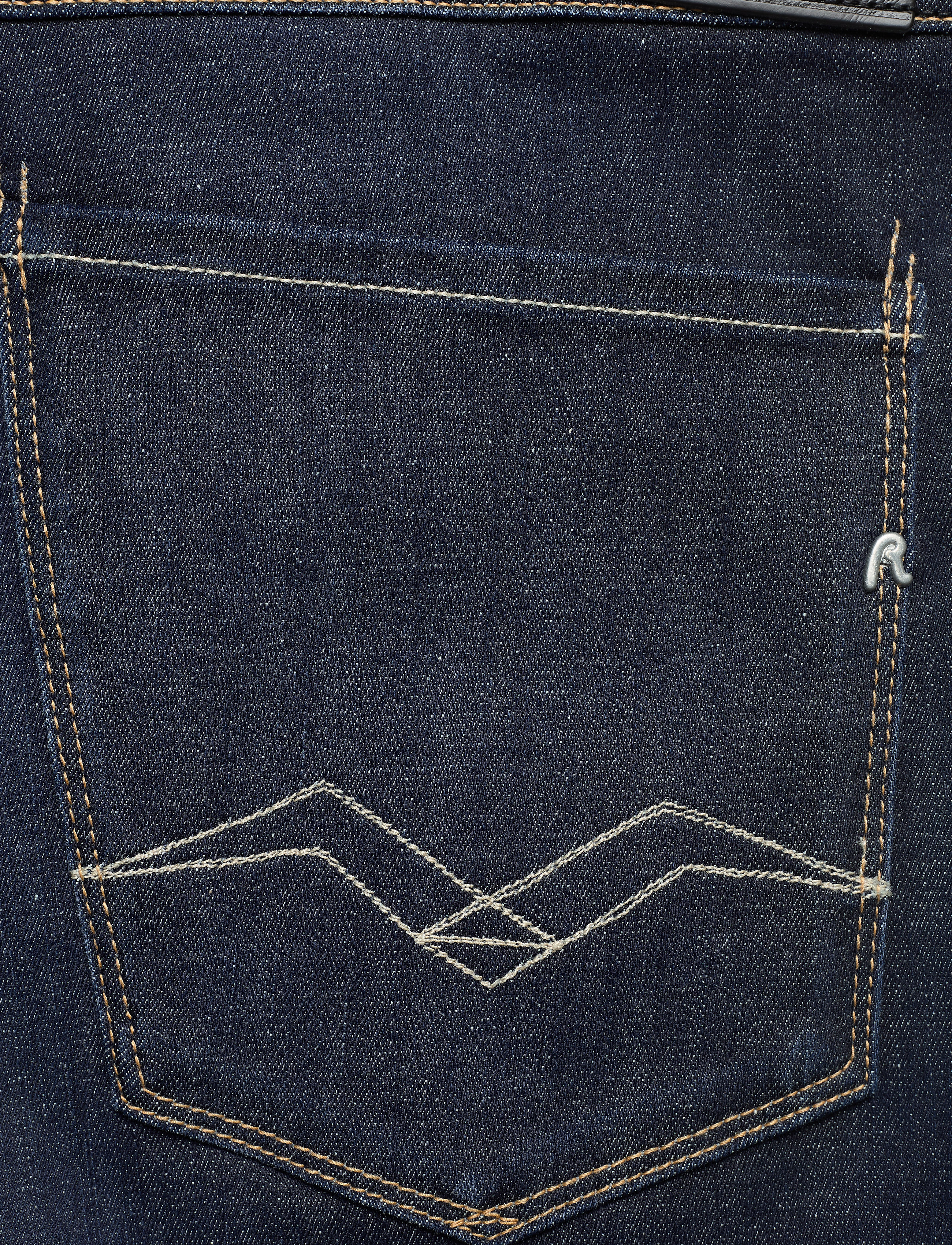 Replay - ANBASS Trousers SLIM Hyperflex Re-Used - dark blue - 5