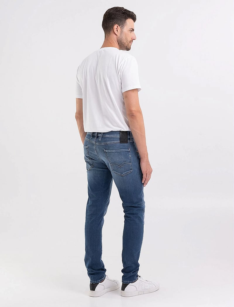 Replay - ANBASS Trousers SLIM Hyperflex Re-Used - slim jeans - dark blue - 5
