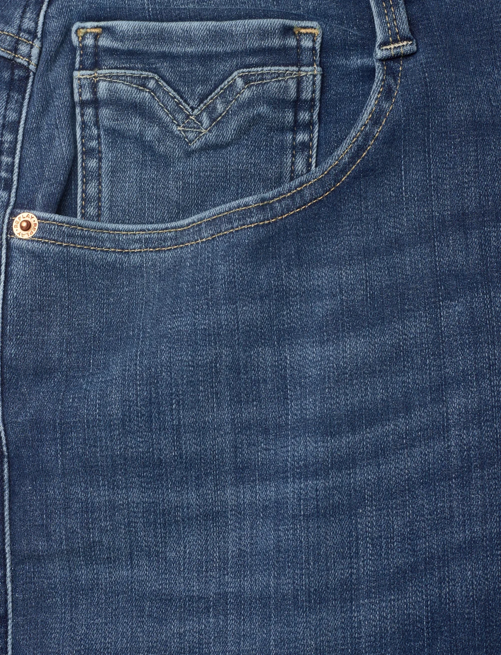 Replay - ANBASS Trousers SLIM Hyperflex Re-Used - kitsad teksad - dark blue - 2