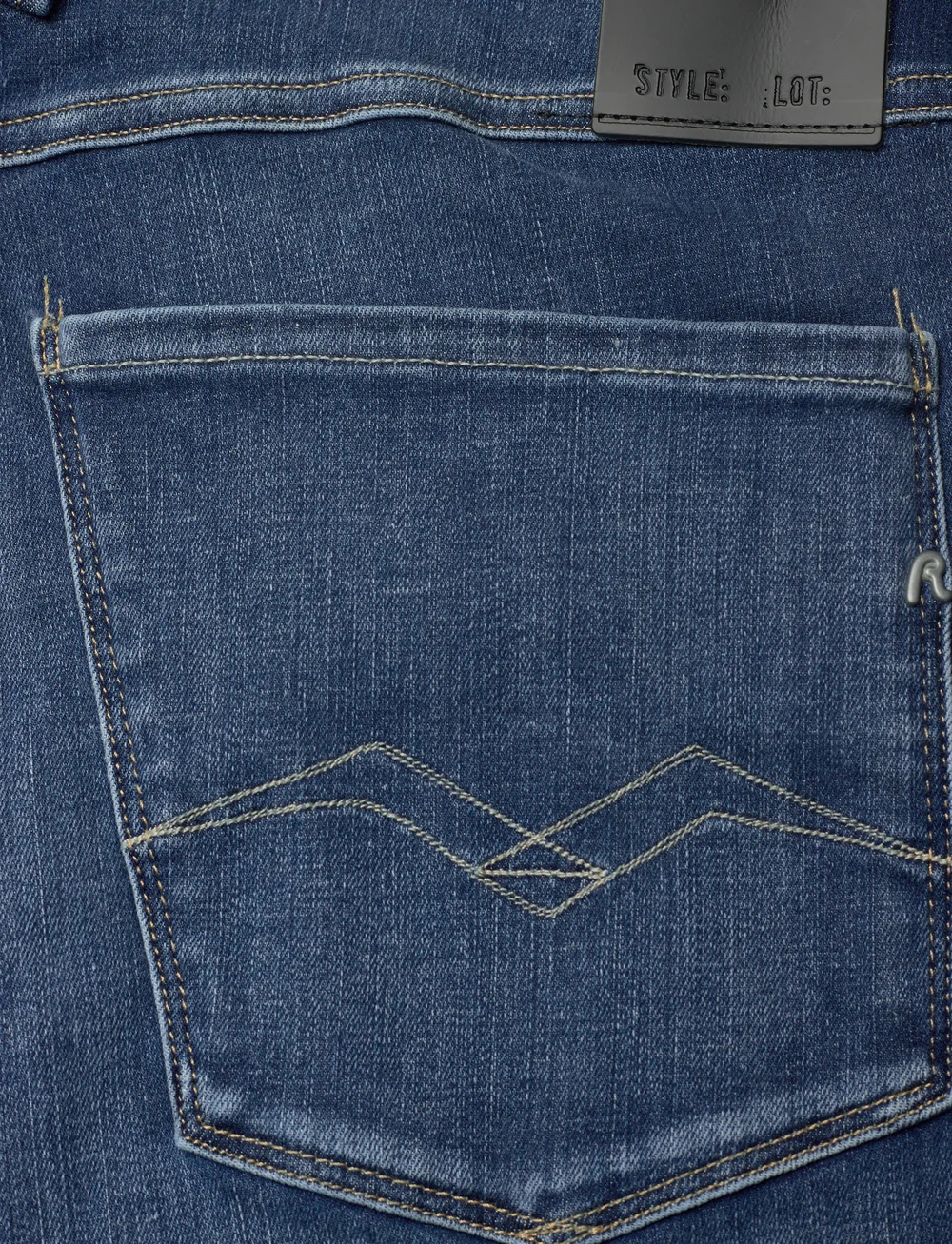 Replay - ANBASS Trousers SLIM Hyperflex Re-Used - kitsad teksad - dark blue - 4