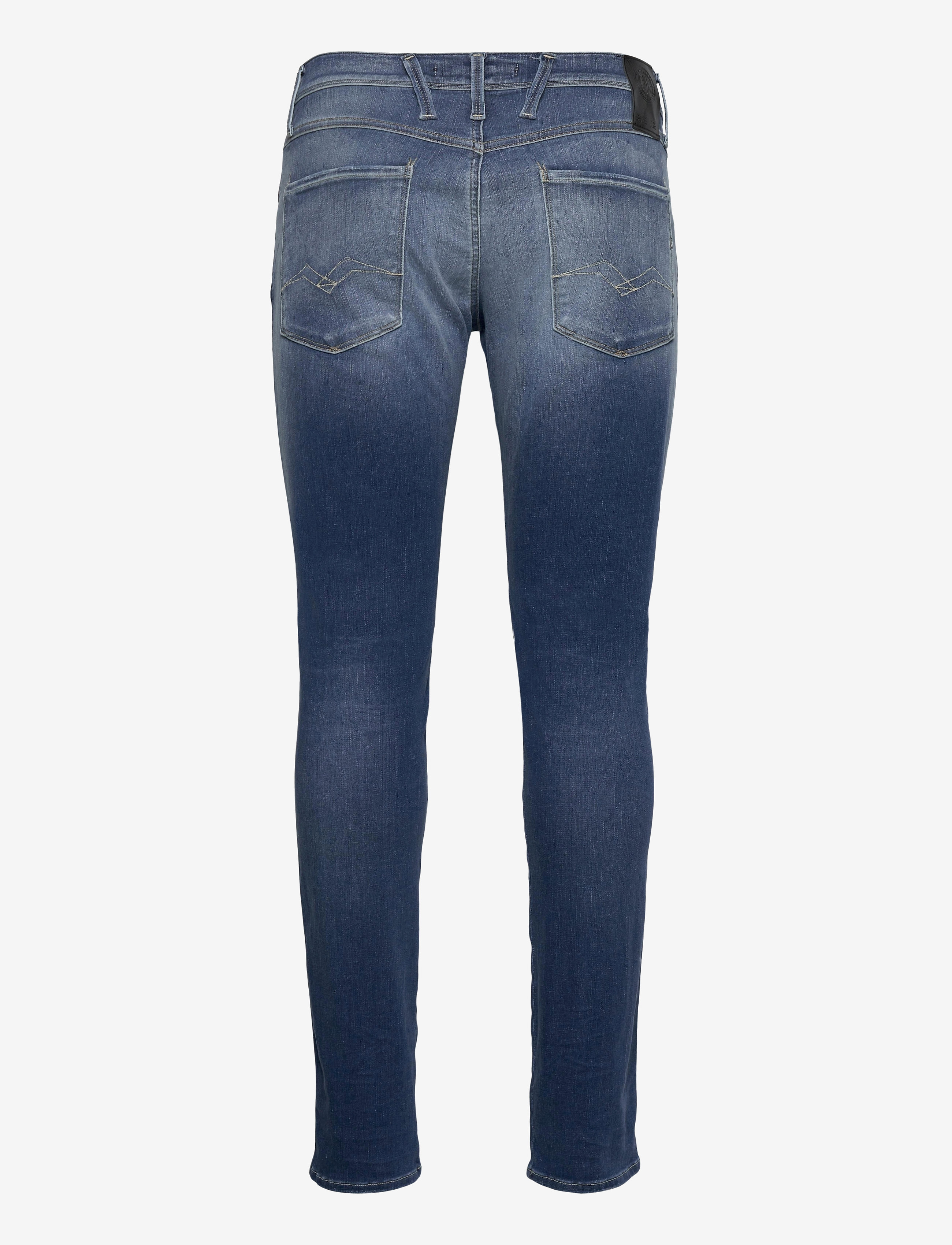Replay - ANBASS Trousers SLIM Hyperflex Re-Used - medium blue - 2