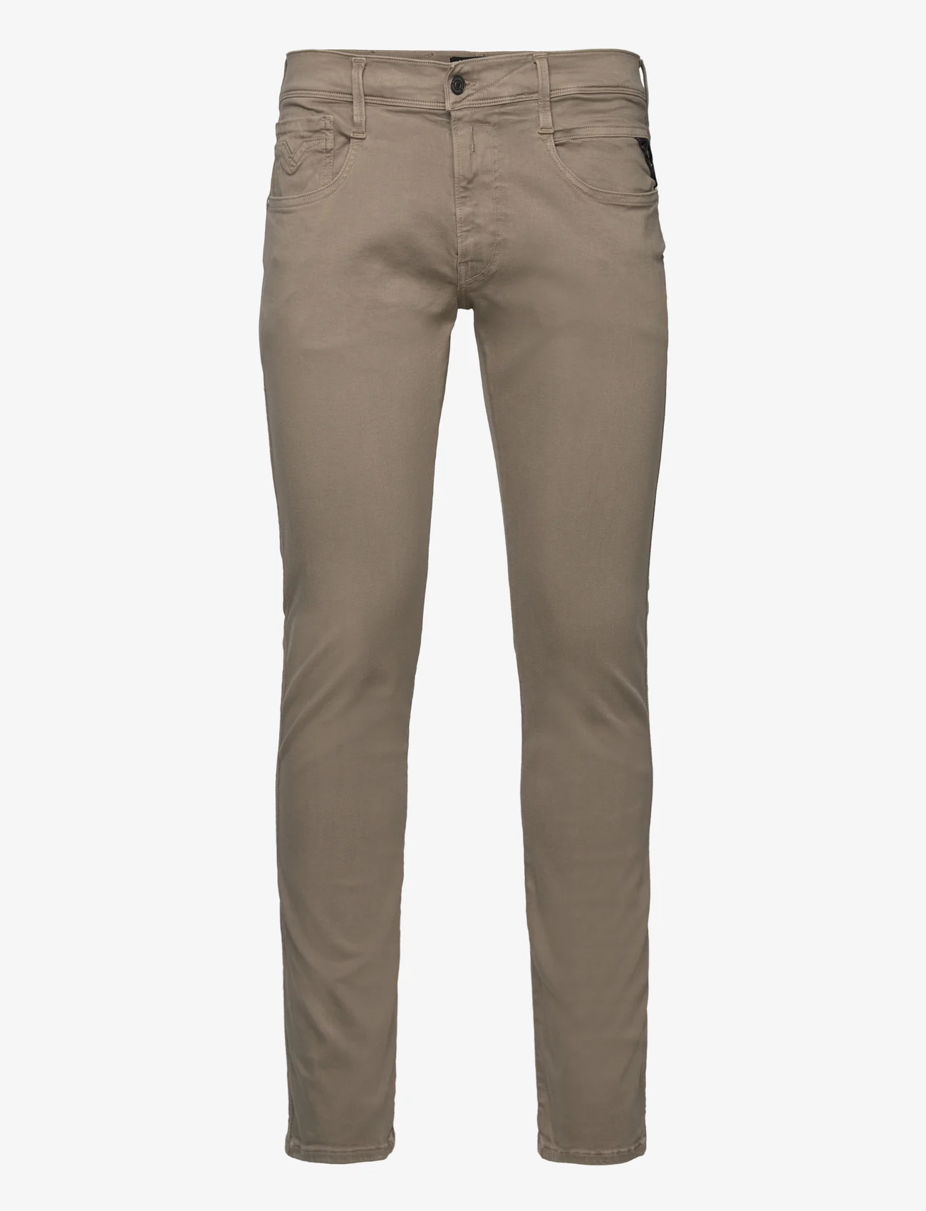 Replay - ANBASS Trousers Hyperflex Colour XLite - slim fit -farkut - beige - 0