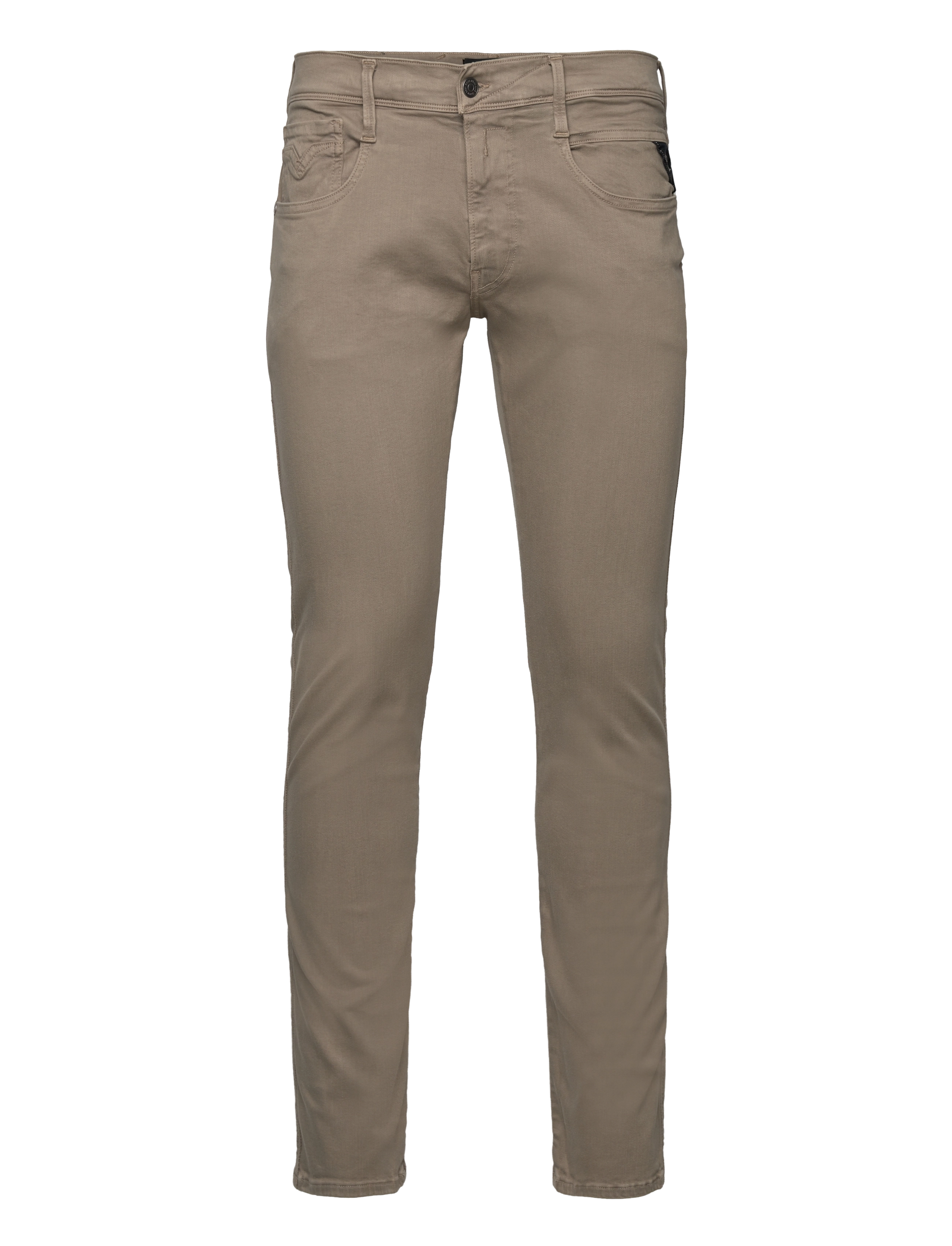 Replay - ANBASS Trousers SLIM Hyperflex Colour XLite - beige - 1