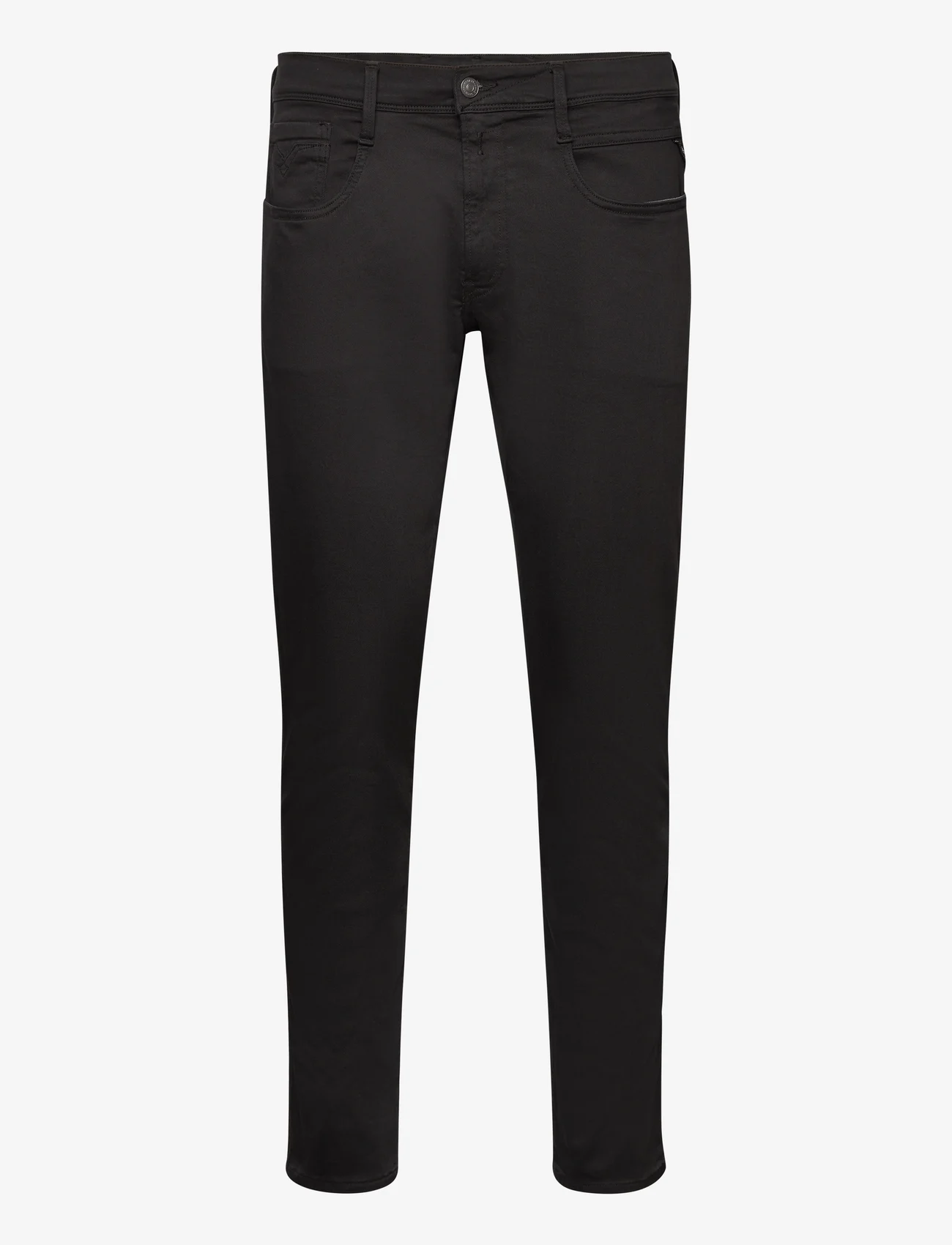 Replay - ANBASS Trousers SLIM Hyperflex Colour XLite - slim jeans - black - 0