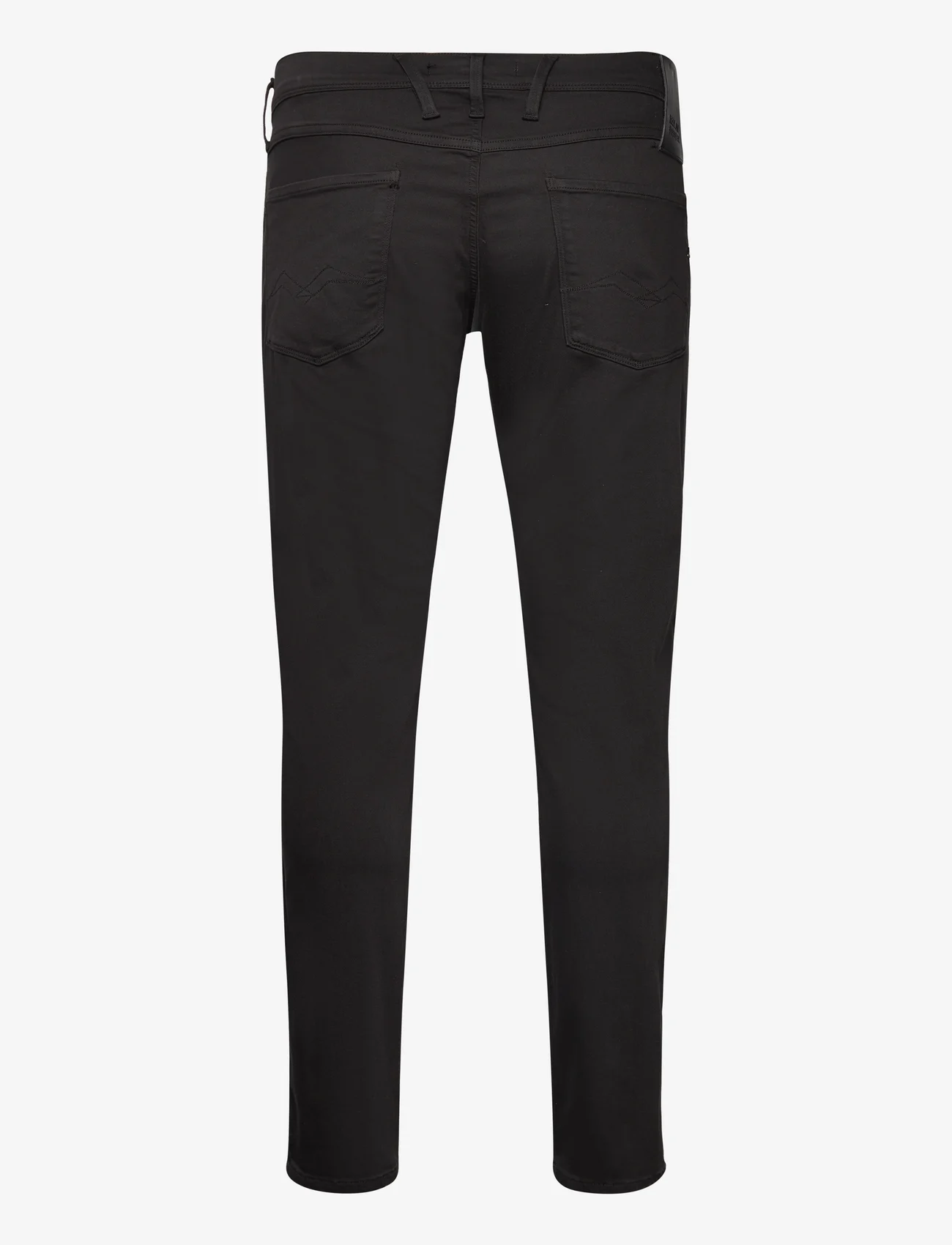 Replay - ANBASS Trousers Hyperflex Colour XLite - kitsad teksad - black - 1