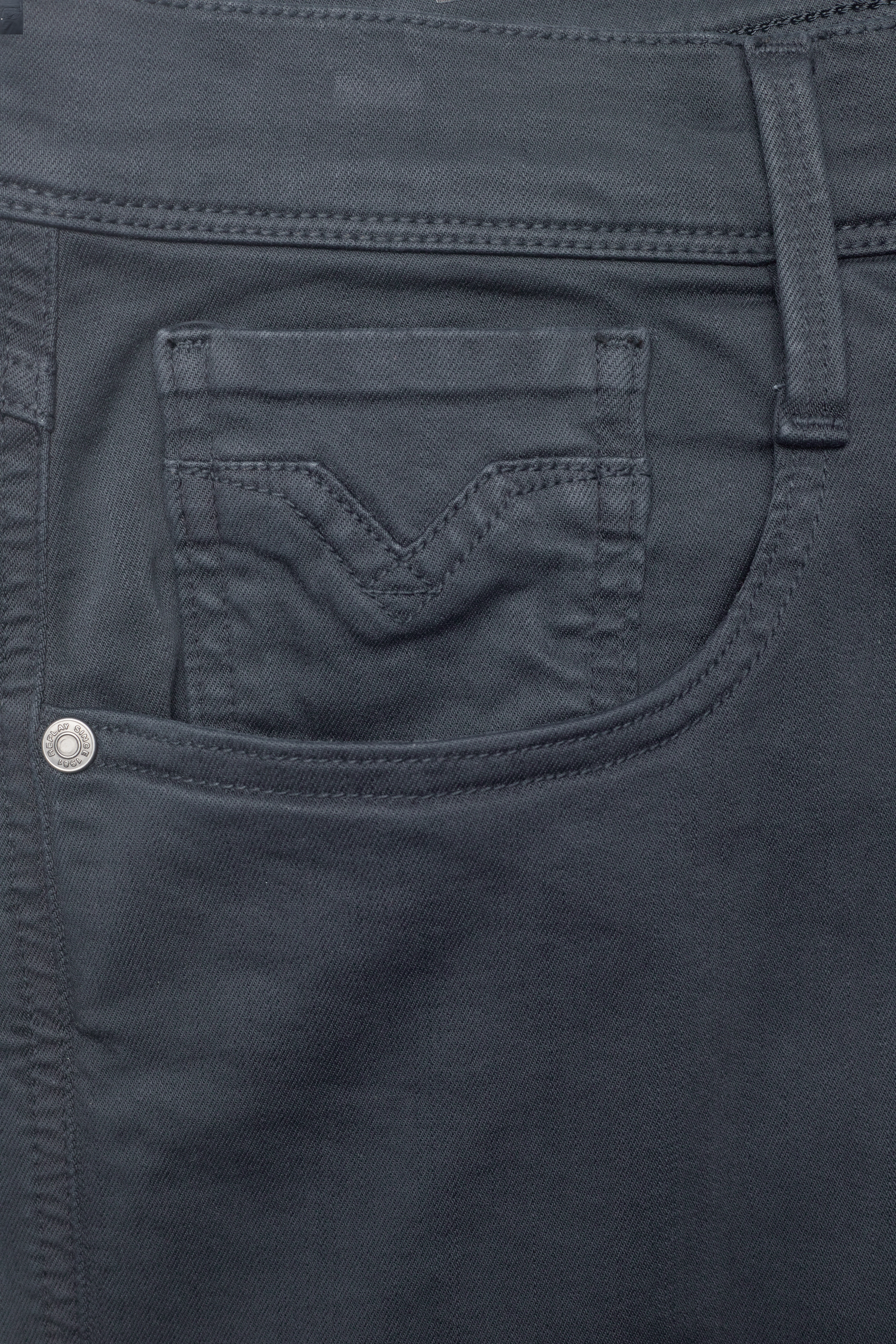 Replay - ANBASS Trousers SLIM Hyperflex Colour XLite - blue - 4