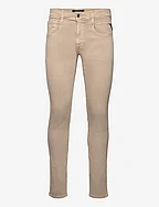 ANBASS Trousers SLIM Hyperflex Colour XLite - CREAM