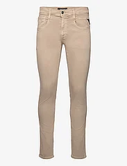 Replay - ANBASS Trousers Hyperflex Colour XLite - slim fit -farkut - cream - 0