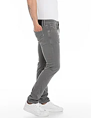 Replay - ANBASS Trousers Hyperflex Colour XLite - kitsad teksad - grey - 4