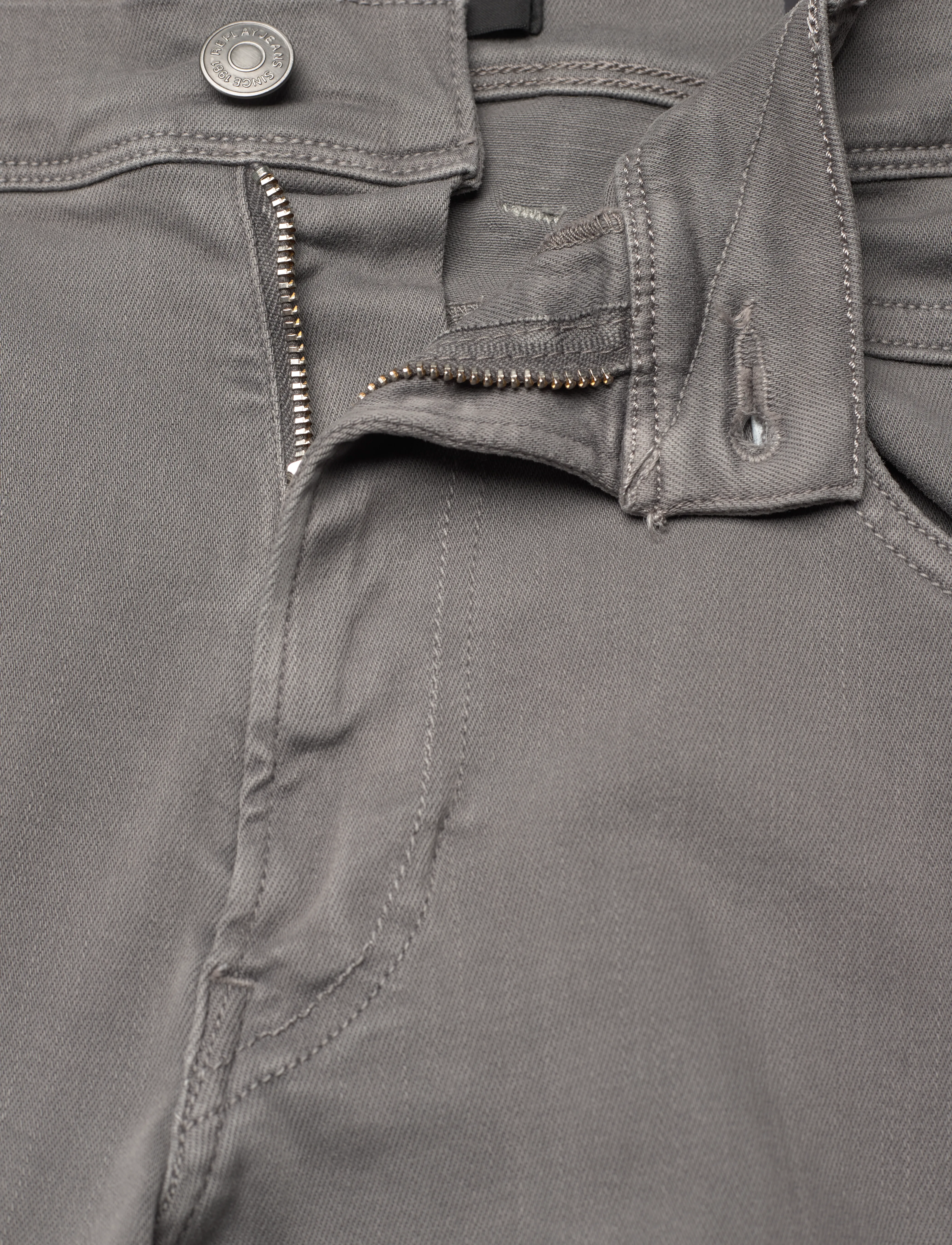 Replay - ANBASS Trousers SLIM Hyperflex Colour XLite - grey - 4