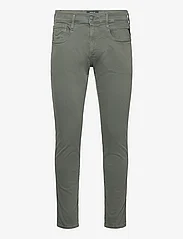 Replay - ANBASS Trousers Hyperflex Colour XLite - aptempti džinsai - khaki green - 0