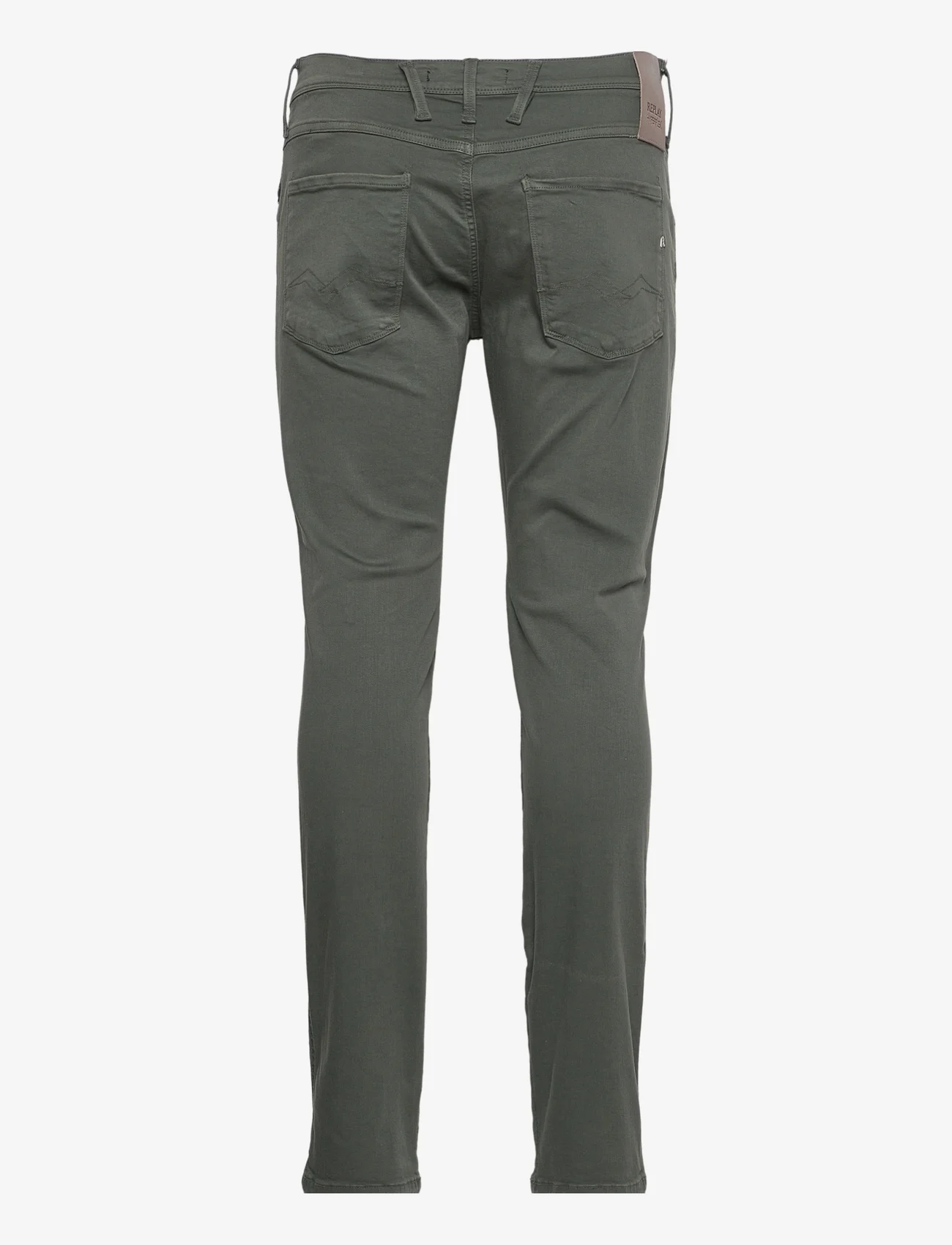 Replay - ANBASS Trousers Hyperflex Colour XLite - aptempti džinsai - military green.. - 1