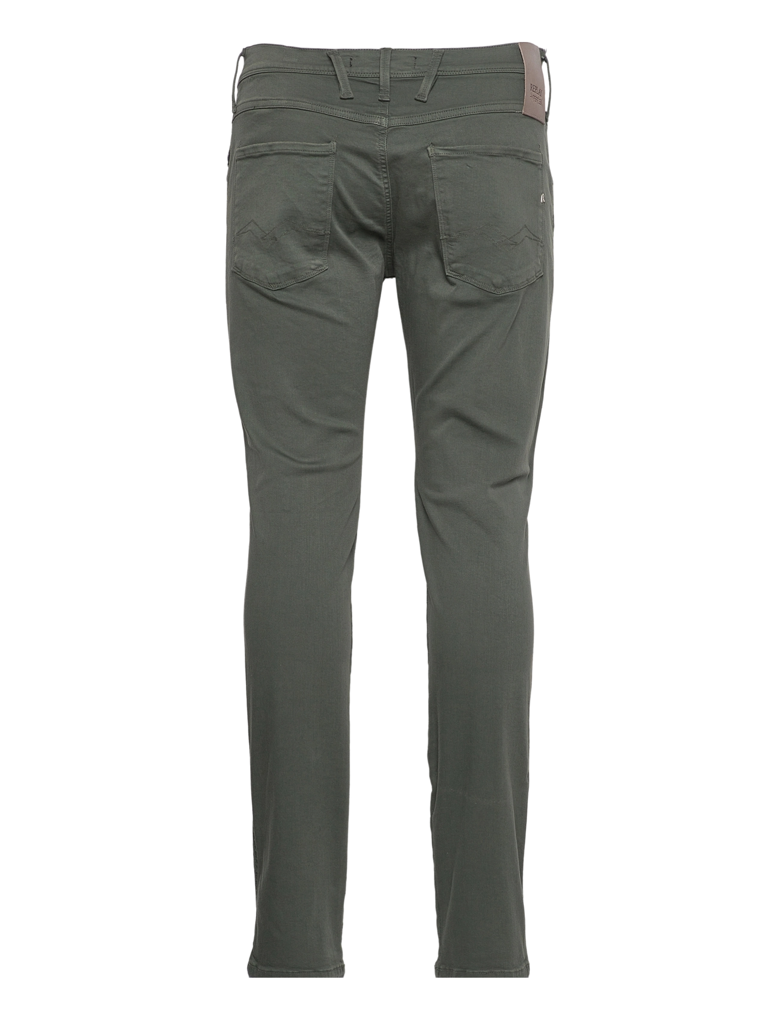 Replay - ANBASS Trousers SLIM Hyperflex Colour XLite - military green.. - 2