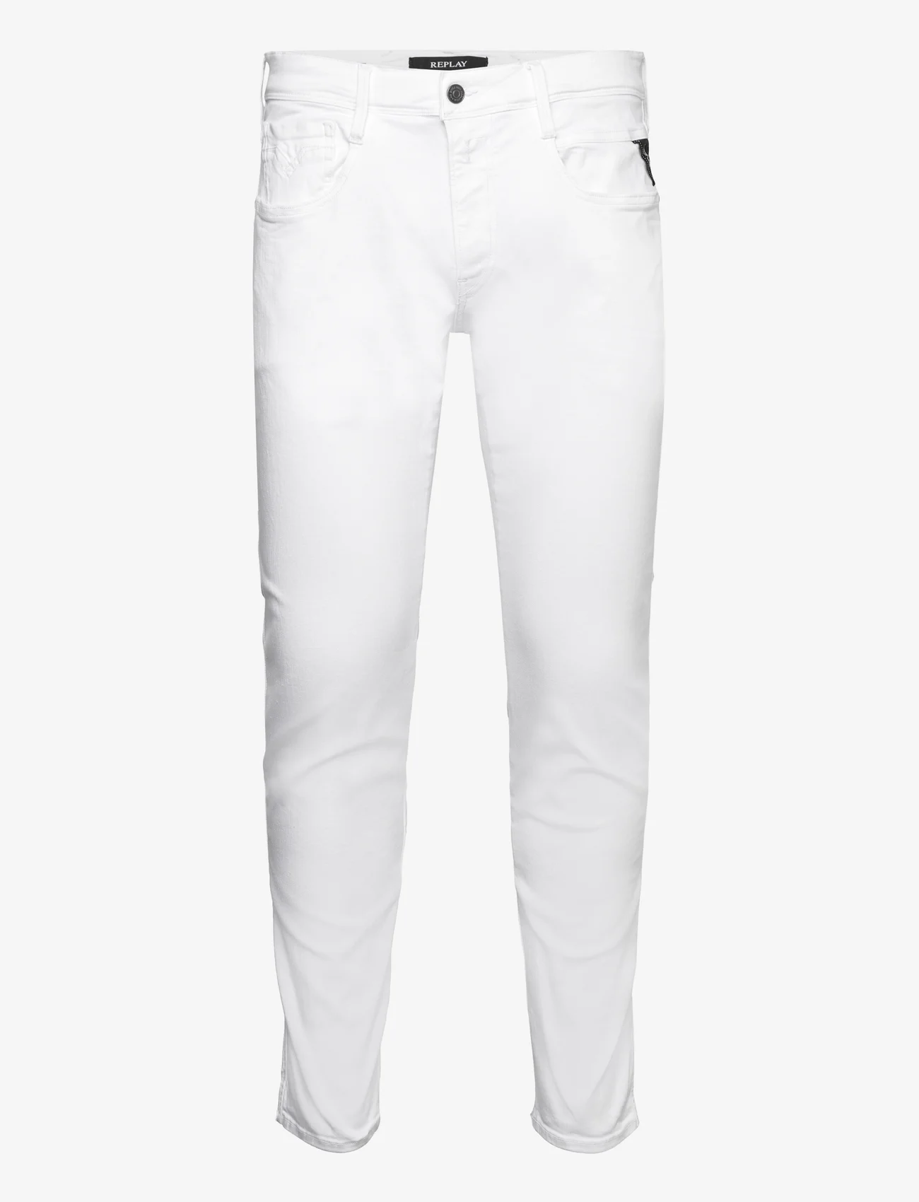 Replay - ANBASS Trousers Hyperflex Colour XLite - slim fit jeans - white - 0