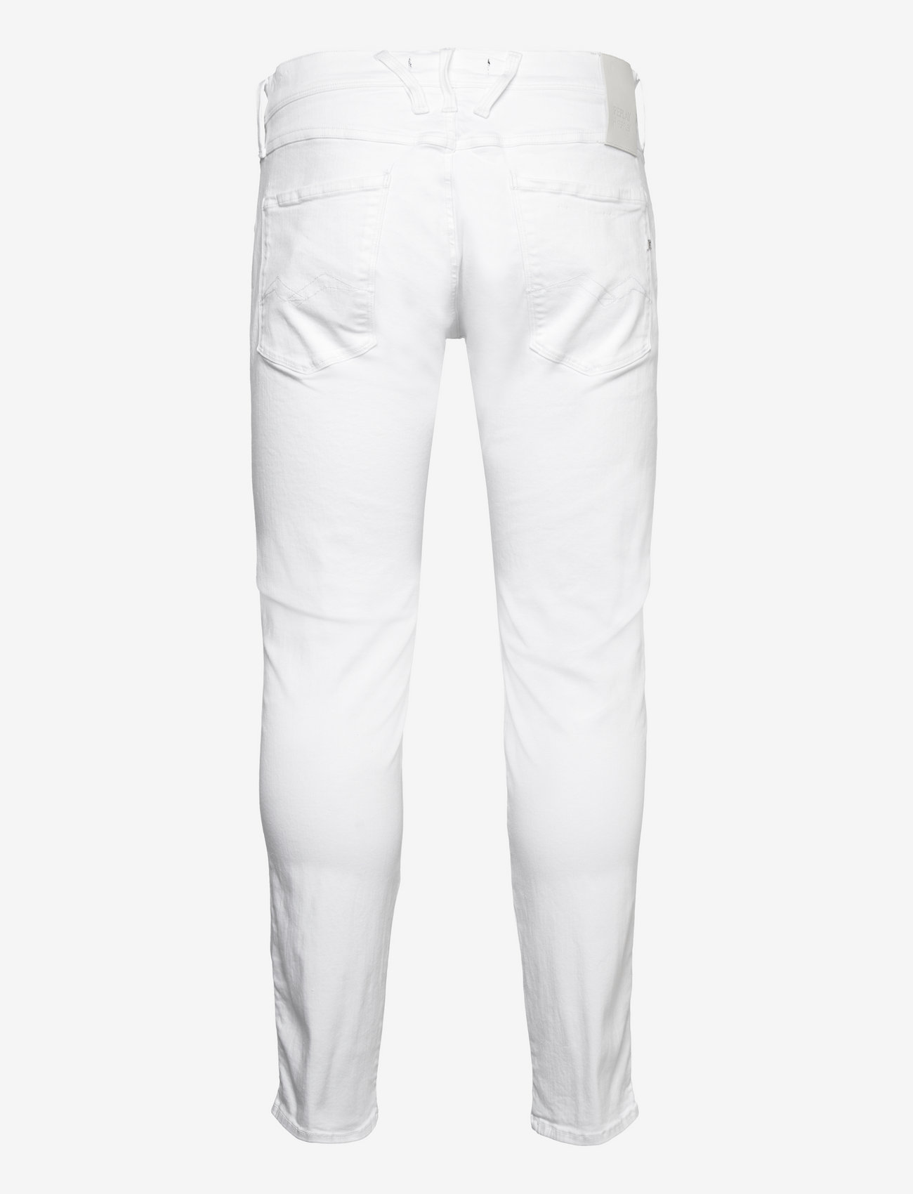 Replay - ANBASS Trousers Hyperflex Colour XLite - aptempti džinsai - white - 1