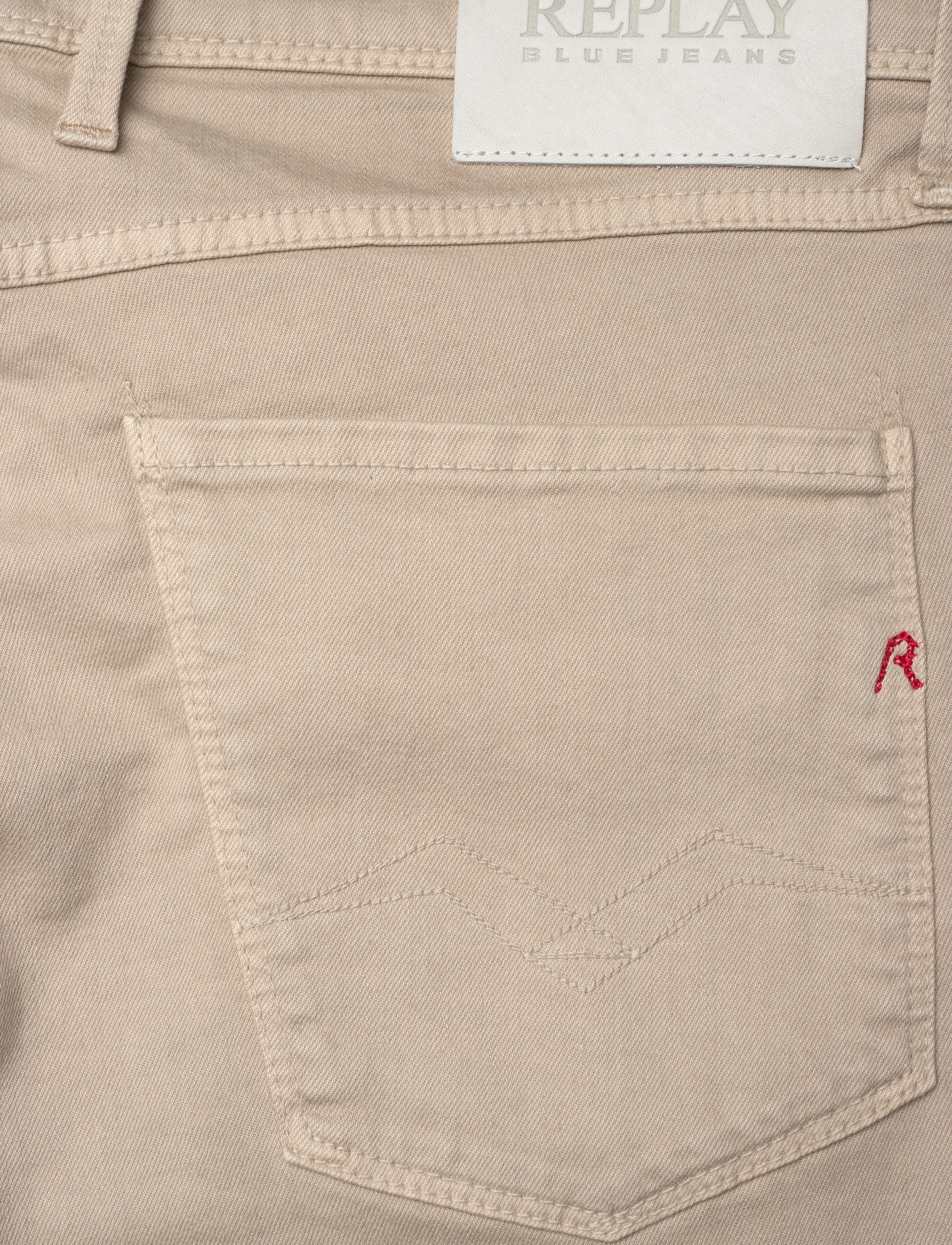 Replay - ANBASS Trousers SLIM - beige - 5