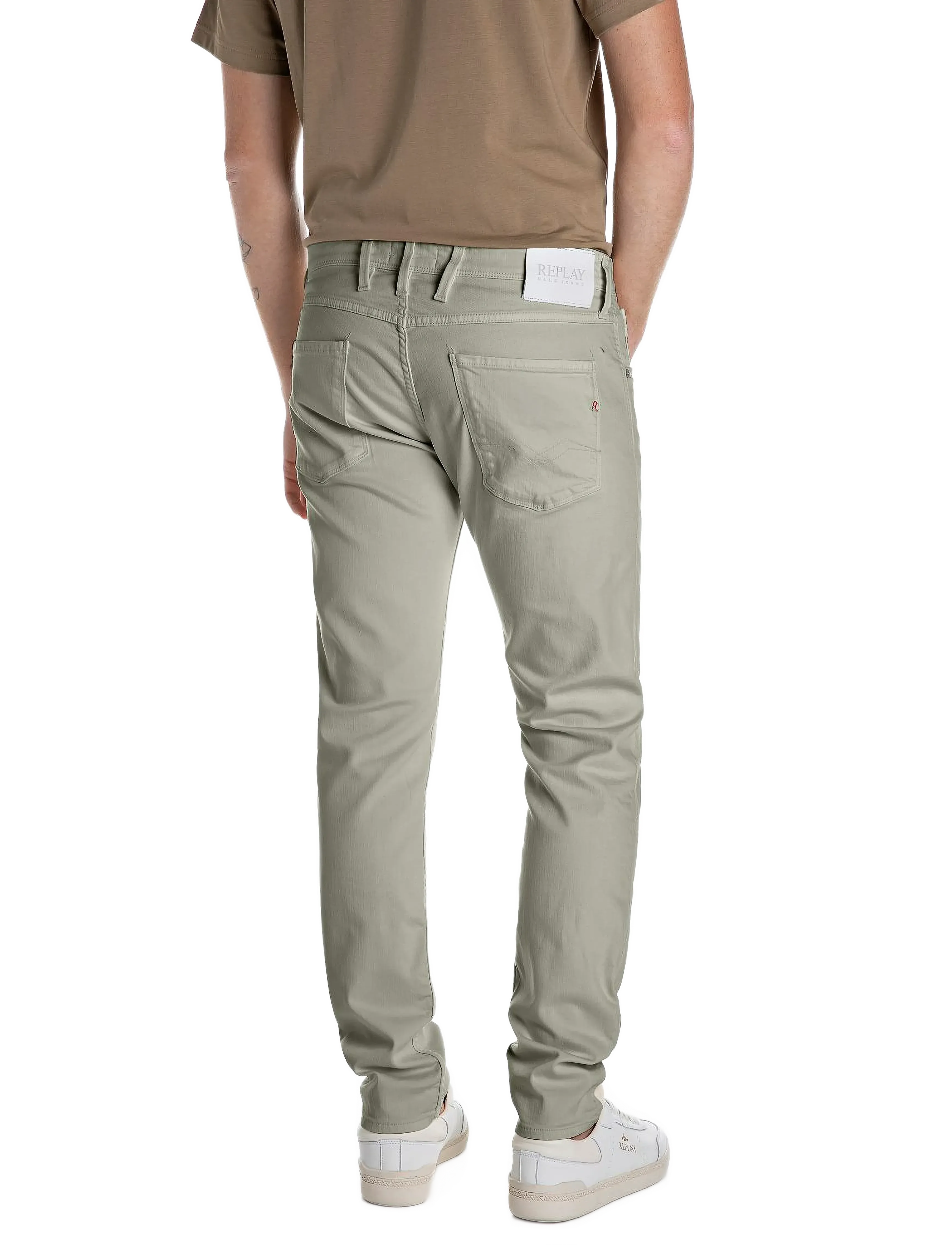 Replay - ANBASS Trousers SLIM - green - 2