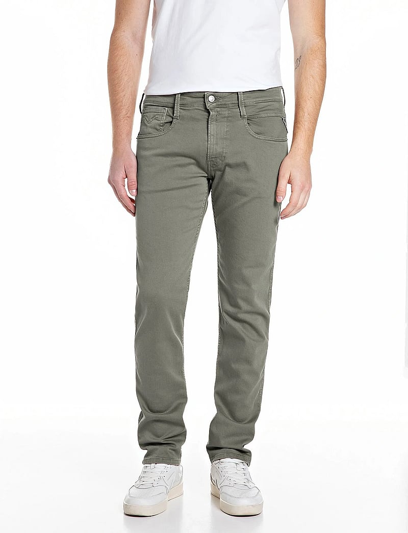 Replay - ANBASS Trousers SLIM - slim fit jeans - green - 0