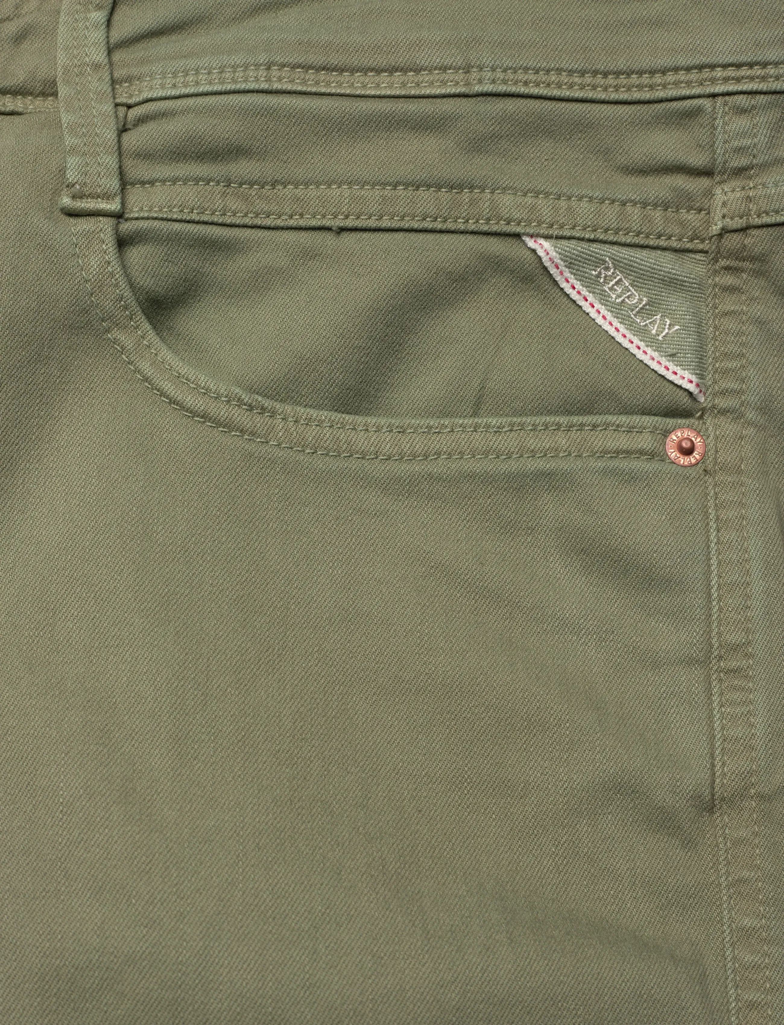 Replay - ANBASS Trousers SLIM - slim fit jeans - green - 4
